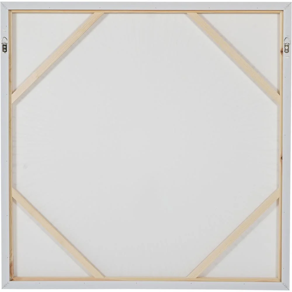 Aaliyah Golden Sunburst Large Framed Canvas Wall Art - Image 4