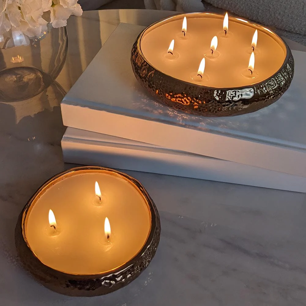 Aeolian 7 Wick Bronze Scented Candle - Image 2
