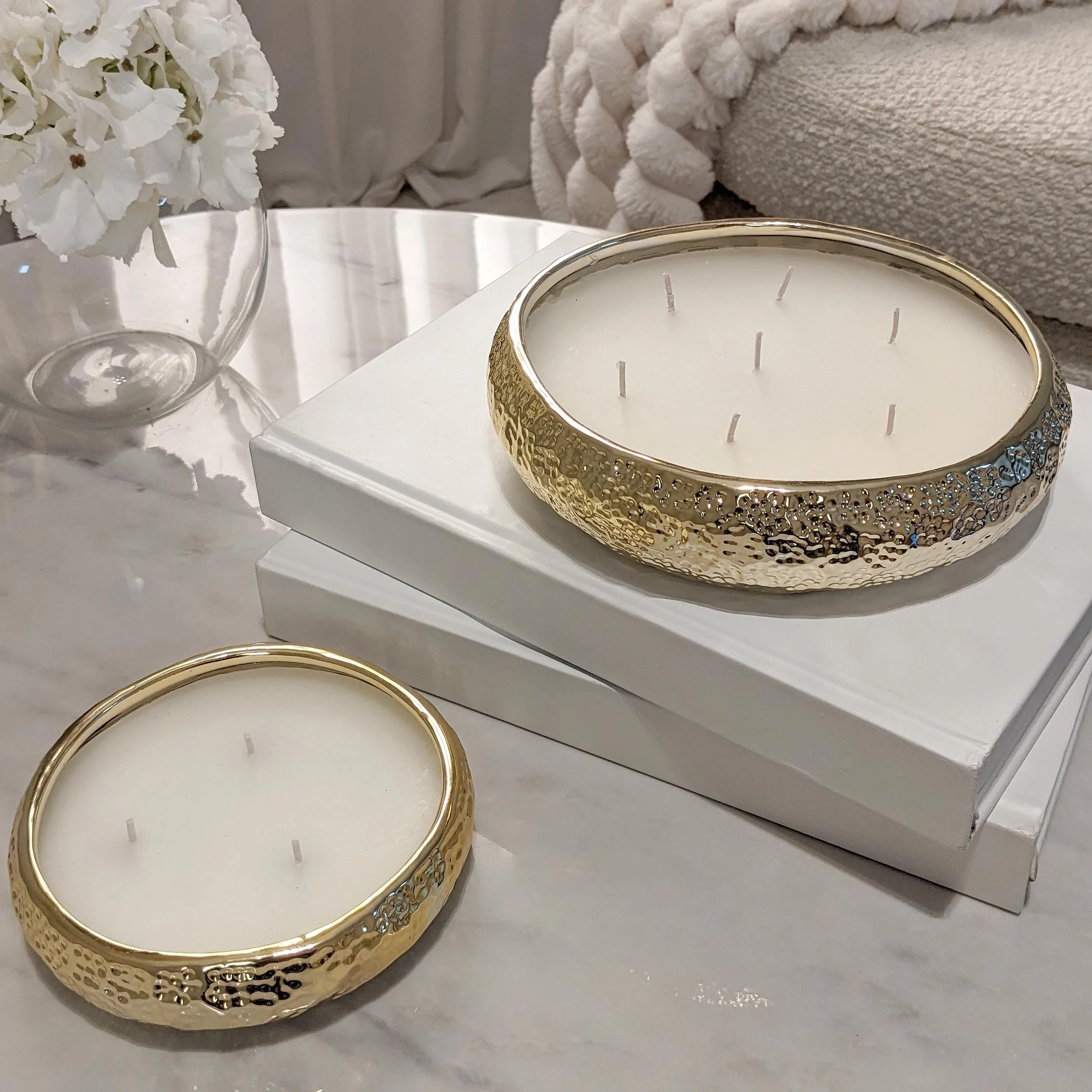 Aeolian 7 Wick Gold Scented Candle - Image 9