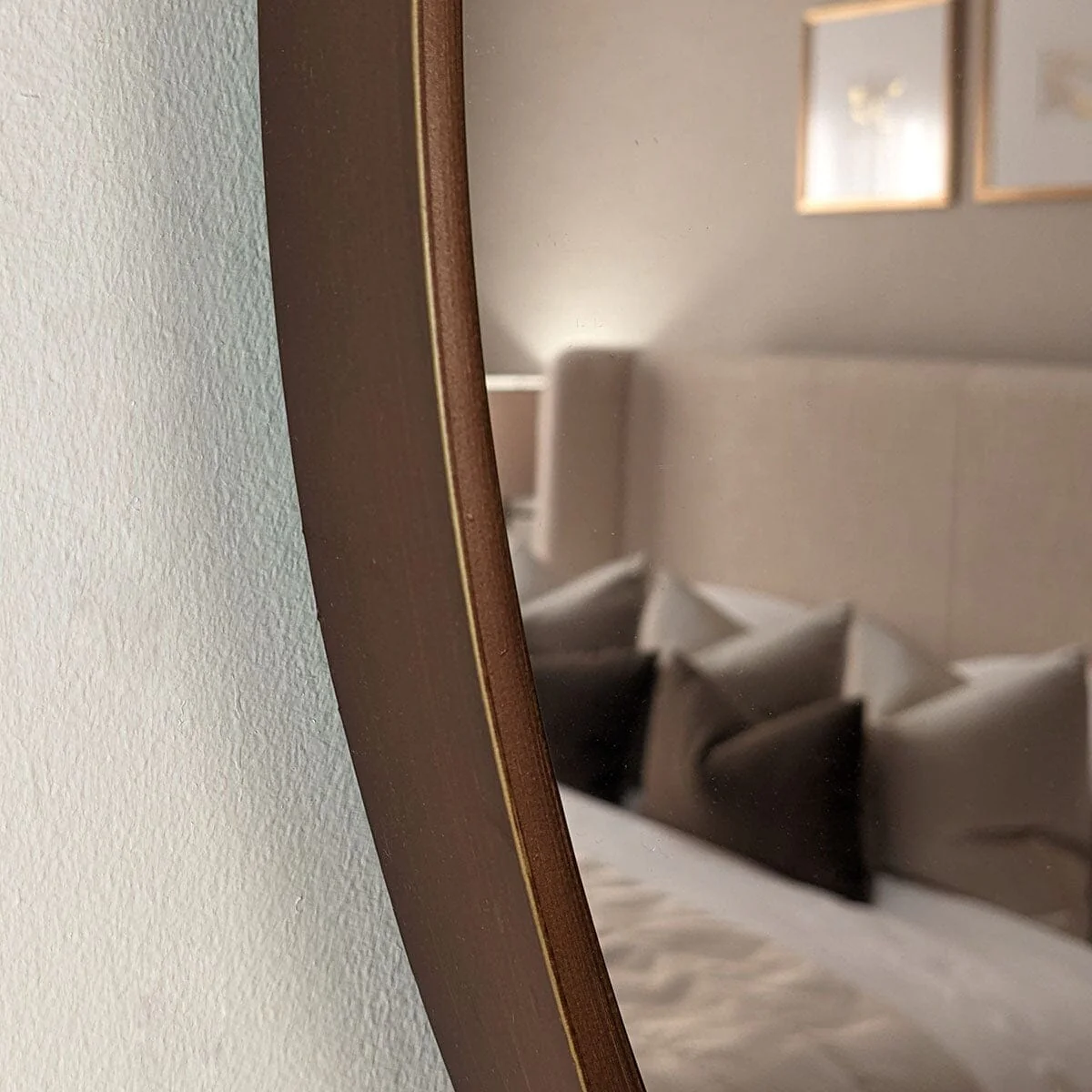Akira Bronze Round Wall Mirror - Image 2