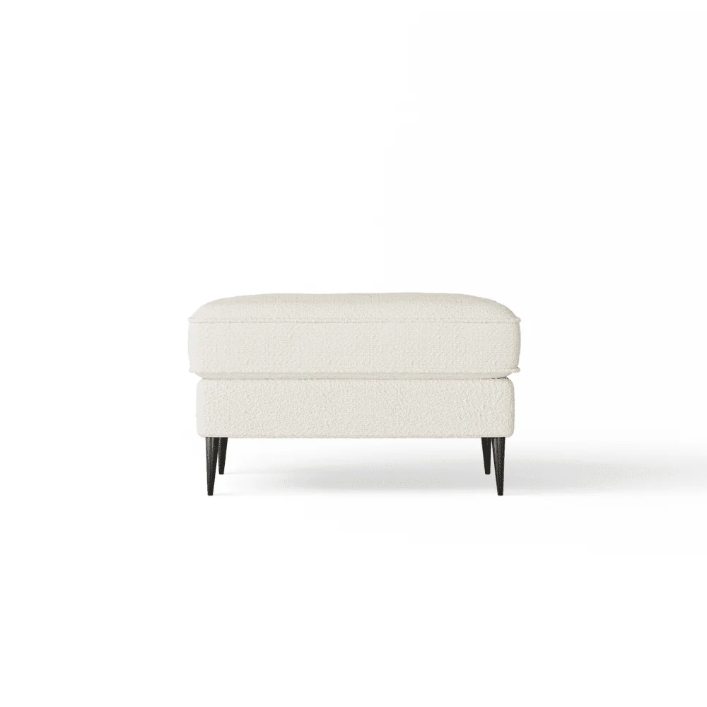 Alaina Cloud Bouclé Sofa Range with Black Legs - Image 11