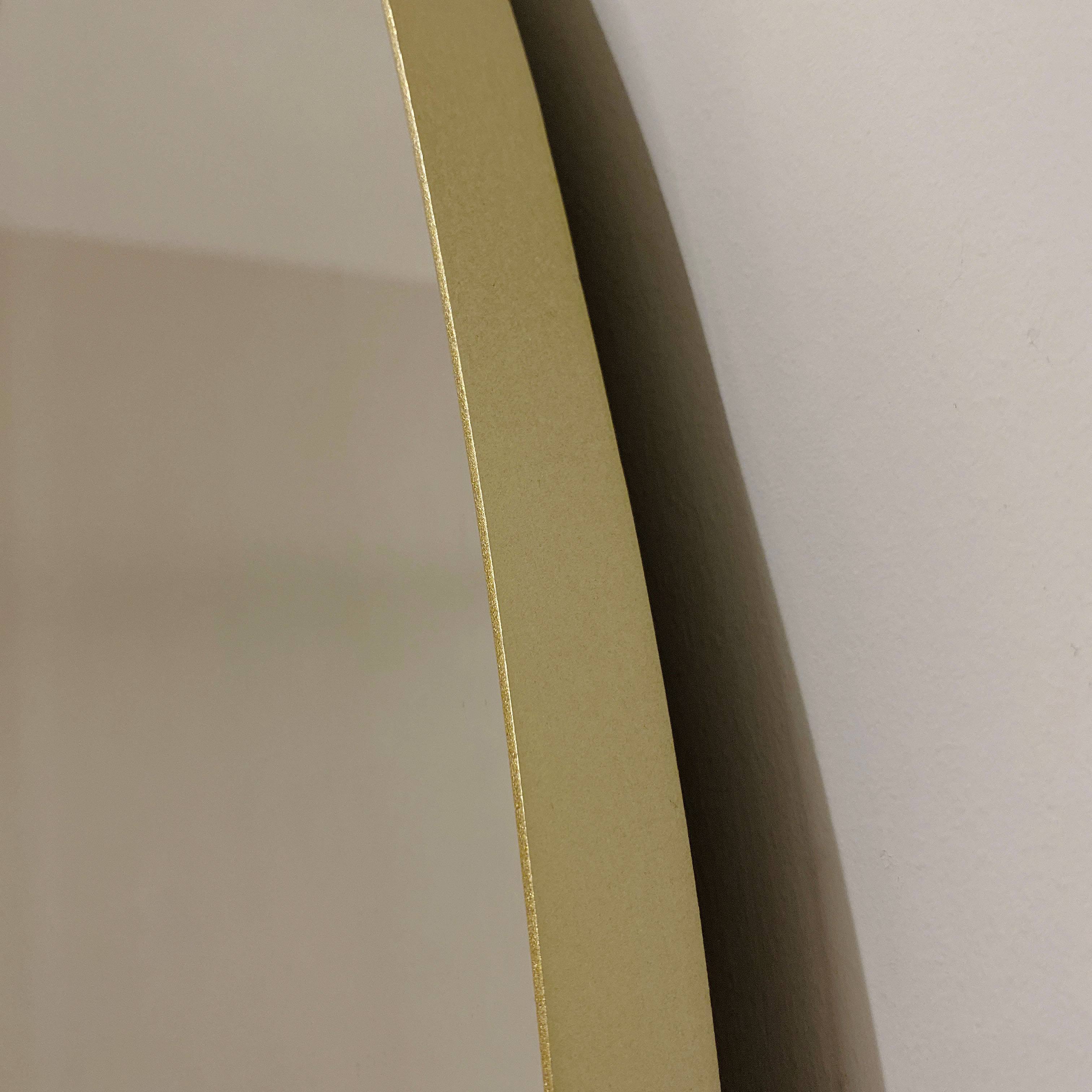 Alcora Large Round Champagne Mirror - Image 4