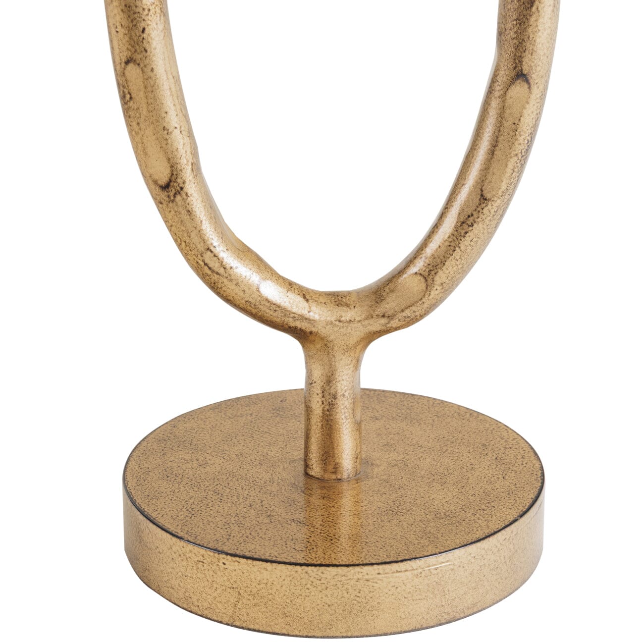 Alfie Gold Table Lamp with Scalloped Linen Shade - Image 5