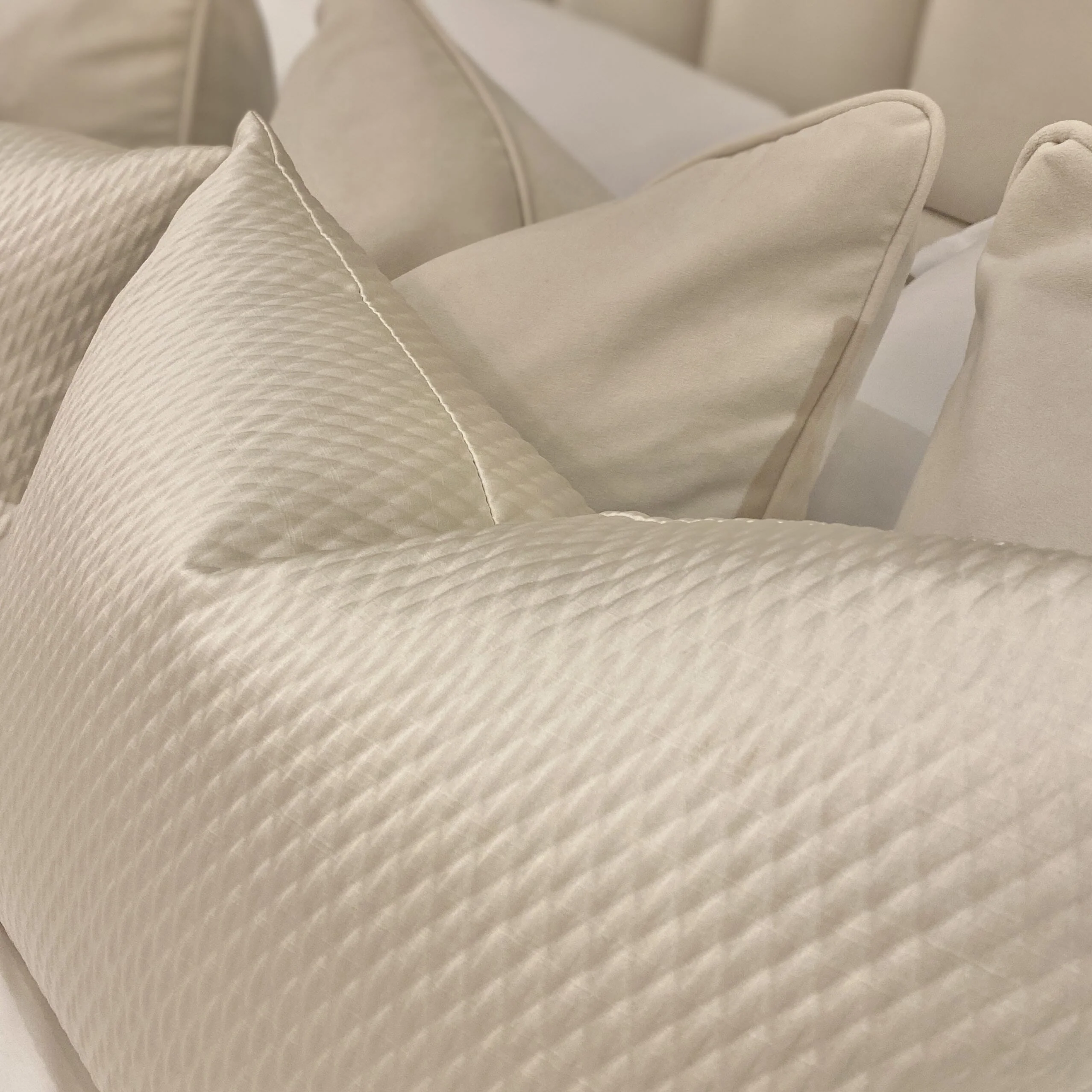 Alie Ivory Bolster Cushion - 35x50cm - Image 4