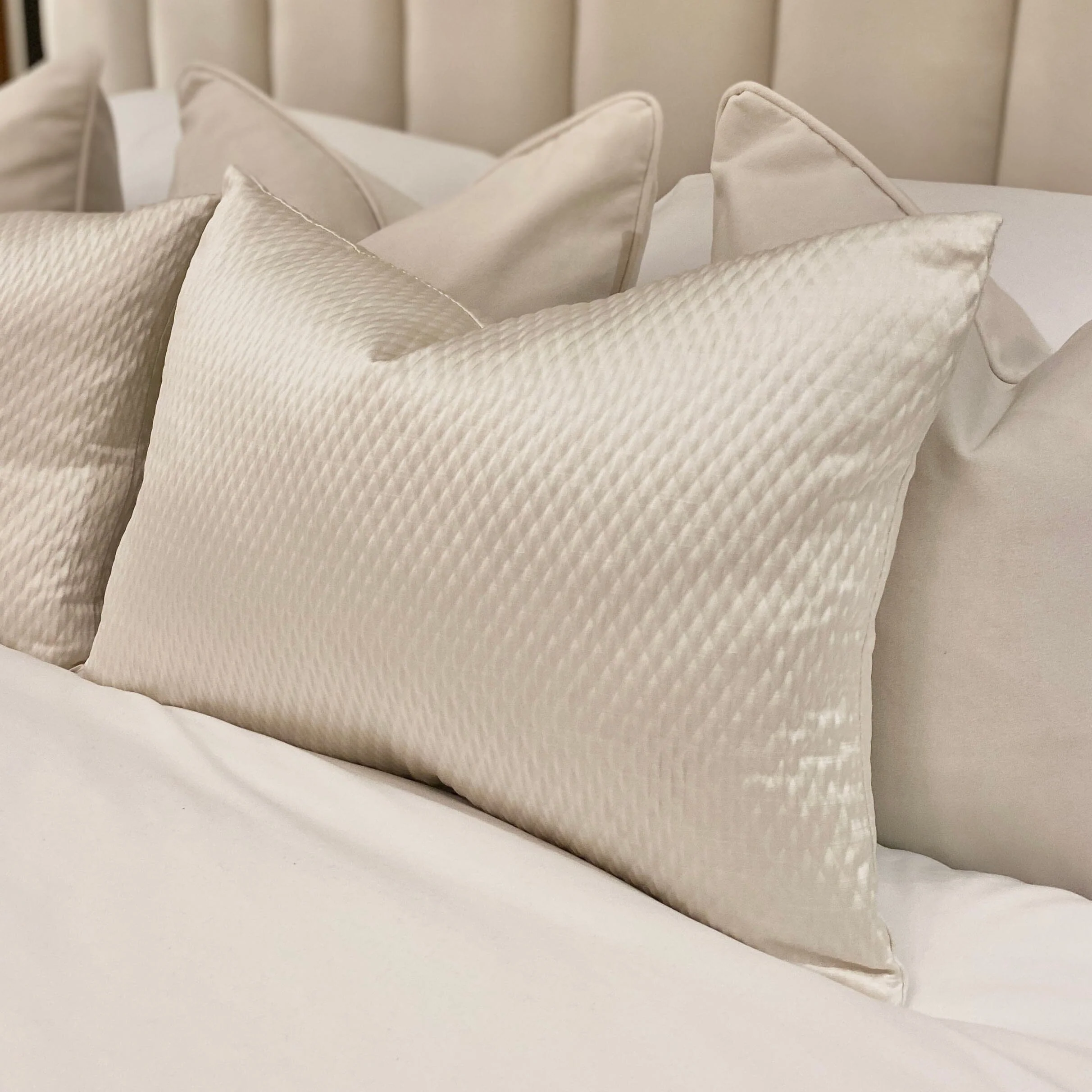 Alie Ivory Bolster Cushion - 35x50cm - Image 6