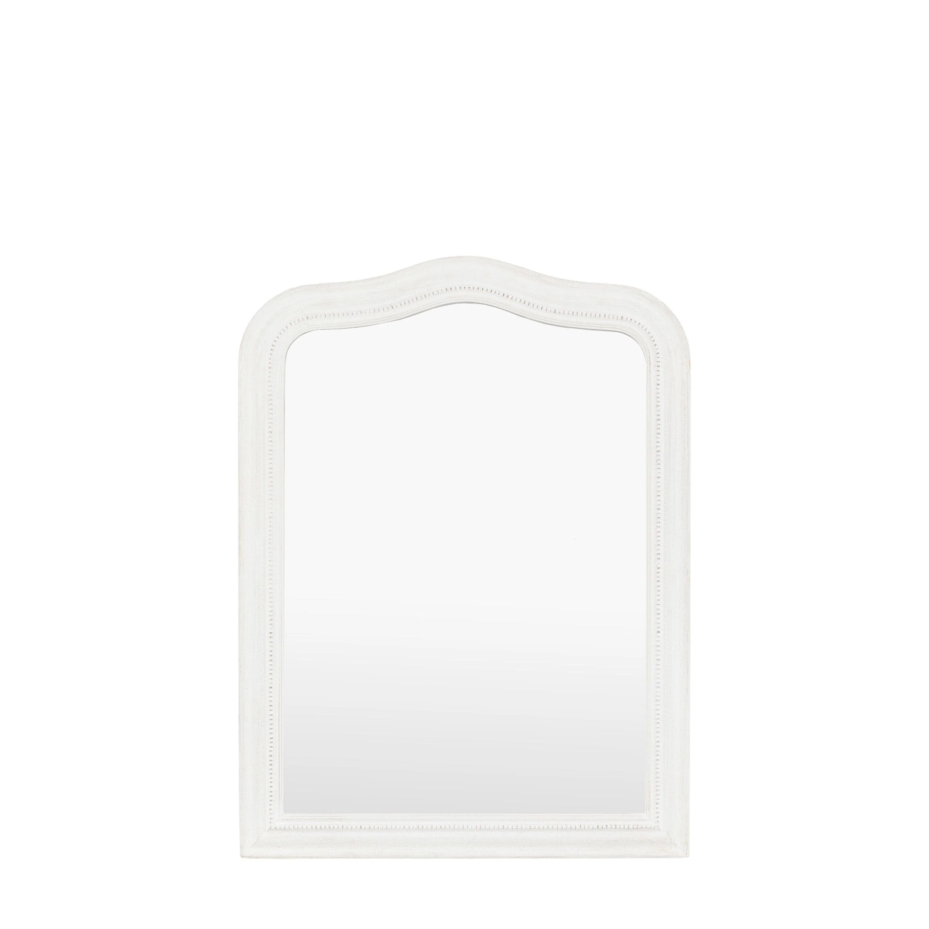 Alpar White Wooden Arch Wall Mirror - Image 2