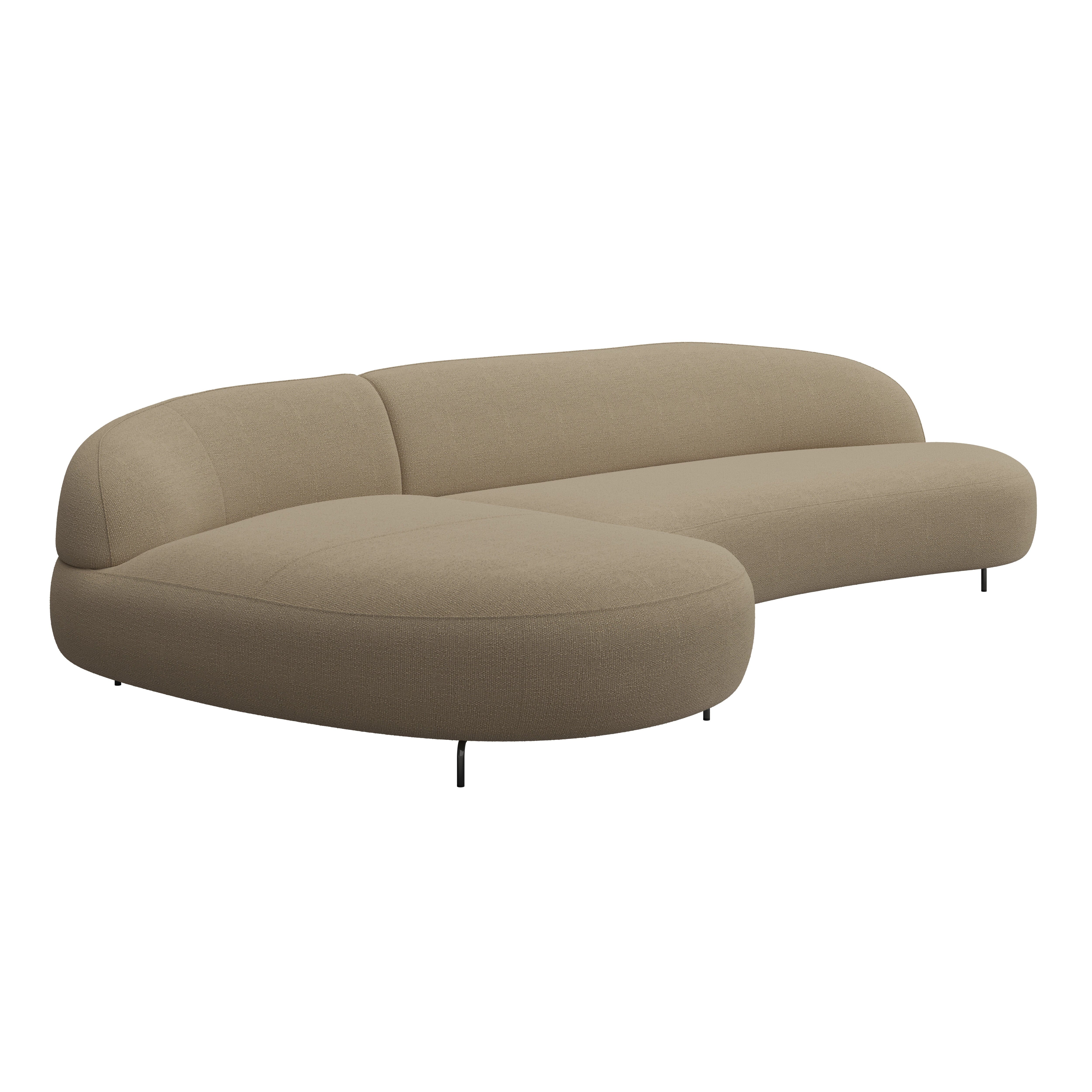 Alva Taupe Left Hand Facing Chaise End Sofa - Image 3