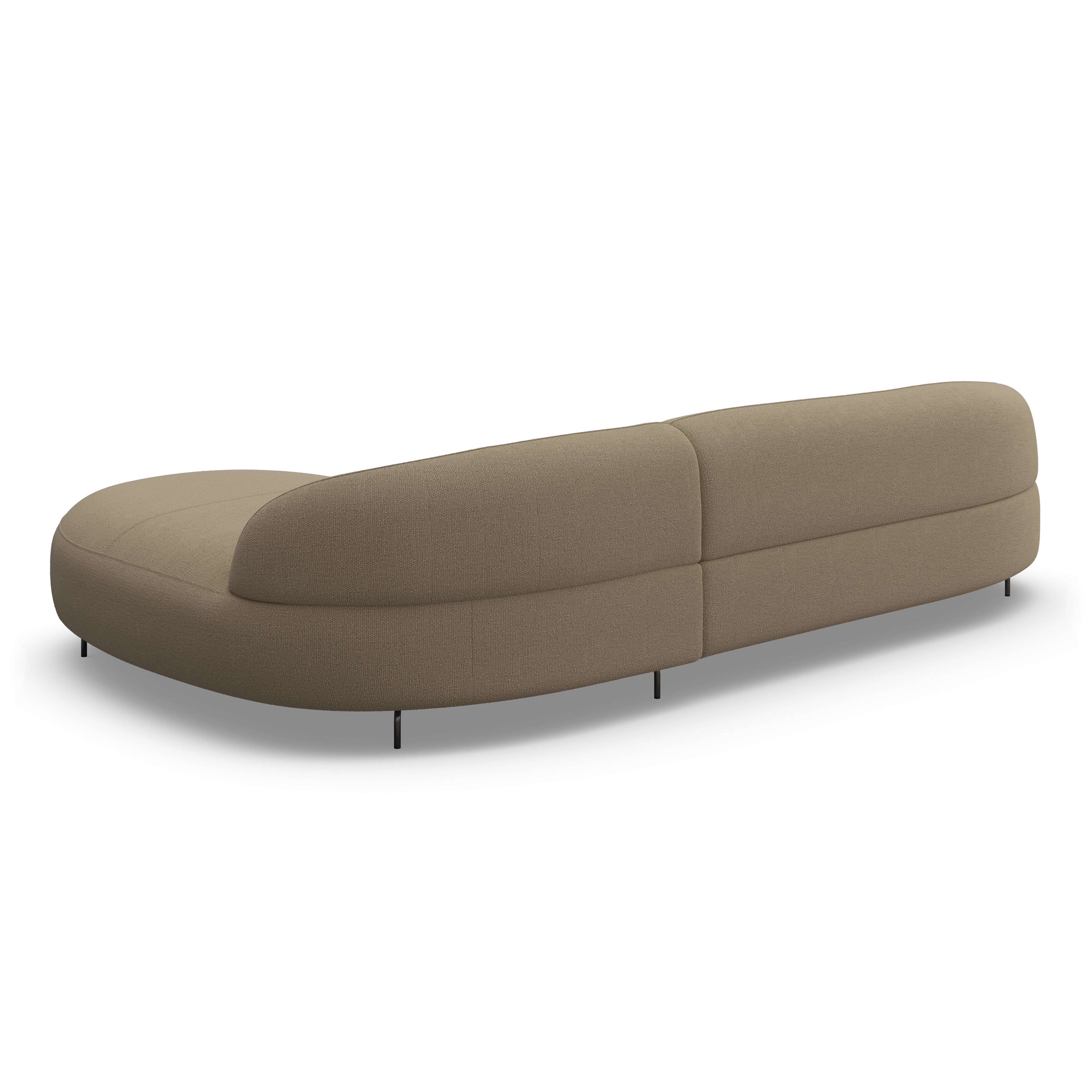 Alva Taupe Right Hand Facing Chaise End Sofa - Image 4