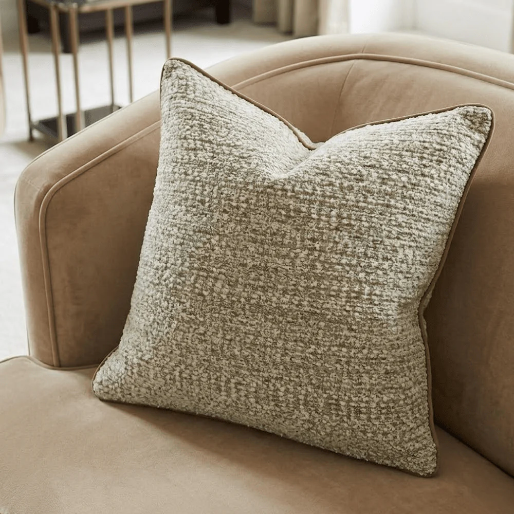 Amaya Natural Textured Cushion - 56x56cm