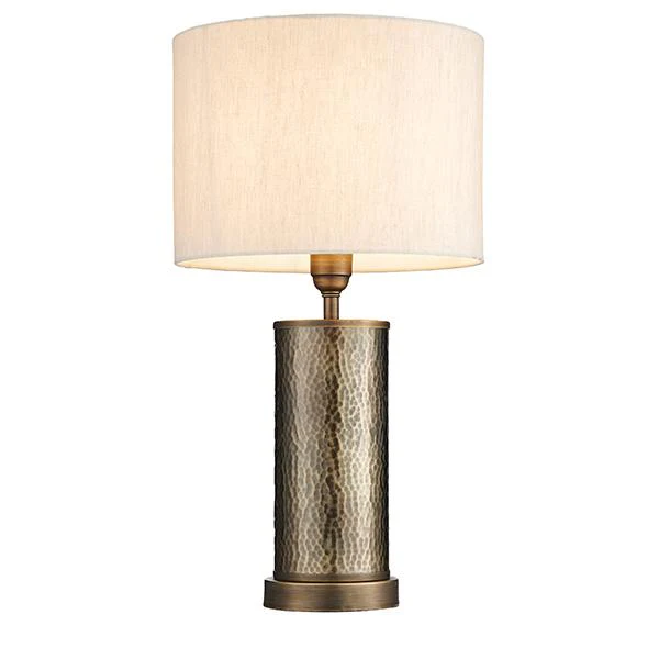 Amayah Bronze Hammered Effect Table Lamp - Image 2