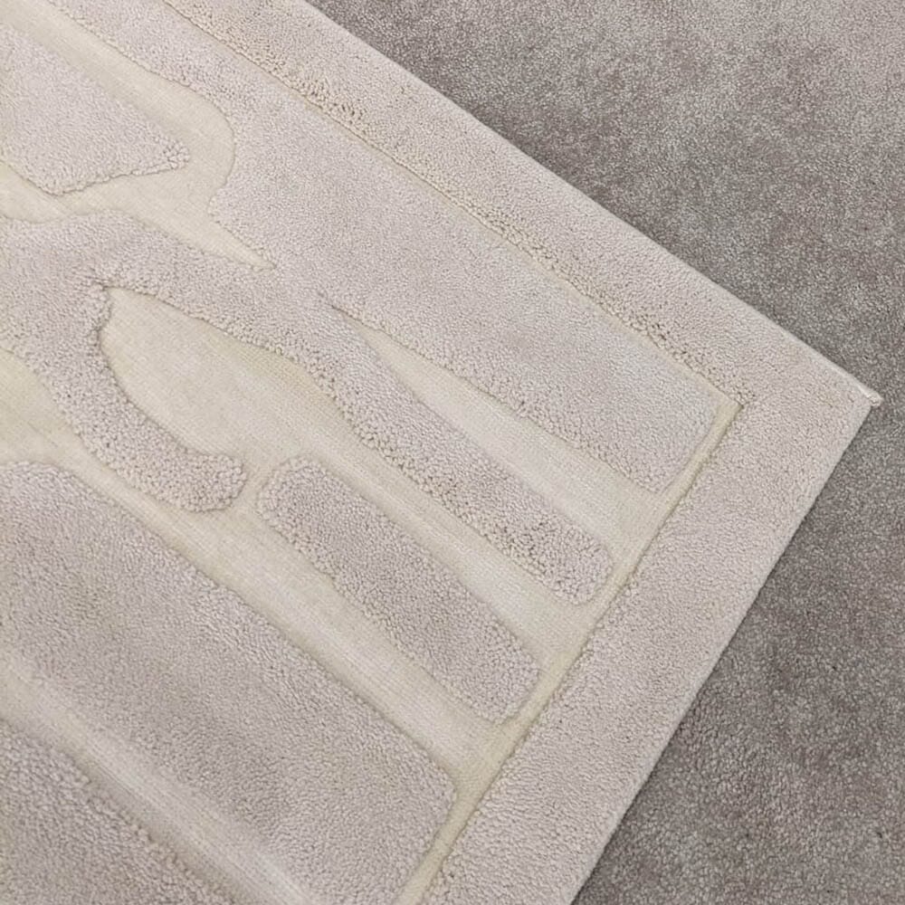 Amore Ivory Textured Abstract Rug - Image 4