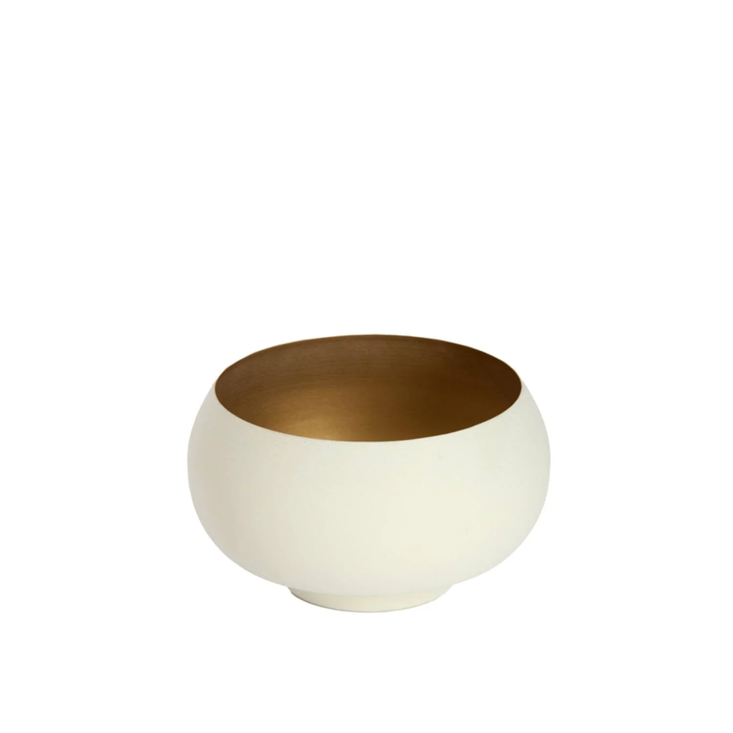 Annalise Cream & Gold Tealight Holder - Image 2