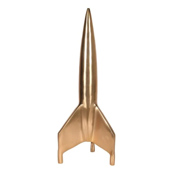 Aphrodite Gold Decorative Rocket Ornament - Image 3