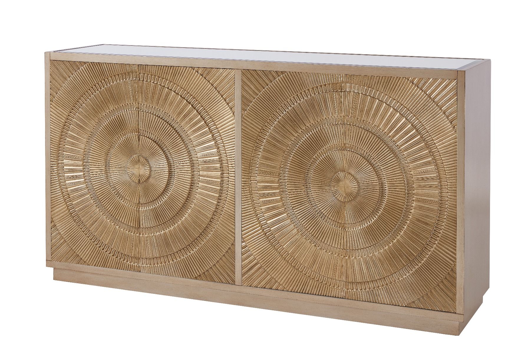 Ardella Gold Sunburst 4 Door Sideboard - Image 5