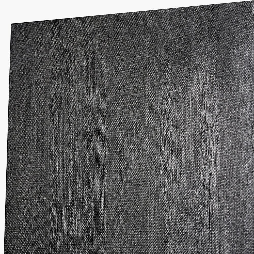 Aria Black & Gold Abstract Frameless Canvas Wall Art - Image 2