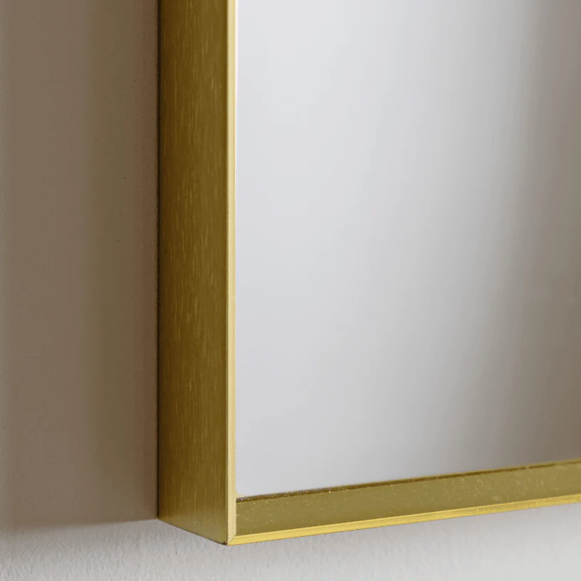 Arian Gold Large Overmantle Arched Mirror - Image 2