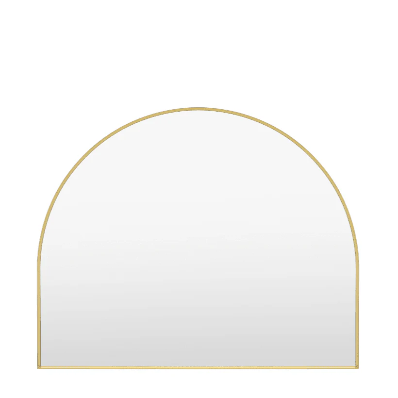 Arian Gold Large Overmantle Arched Mirror - Image 3