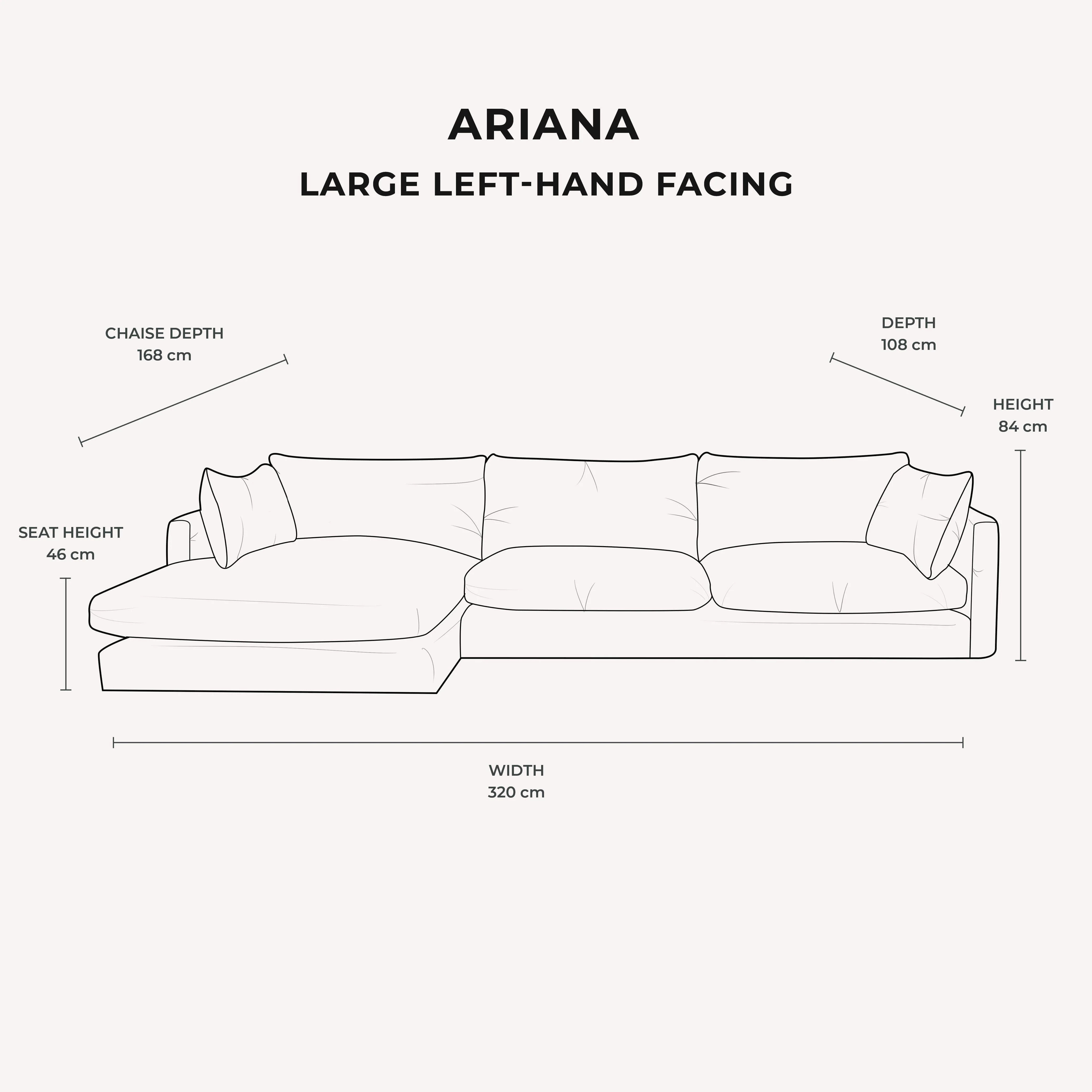 Ariana Mink Velvet Sofa Range - Image 4