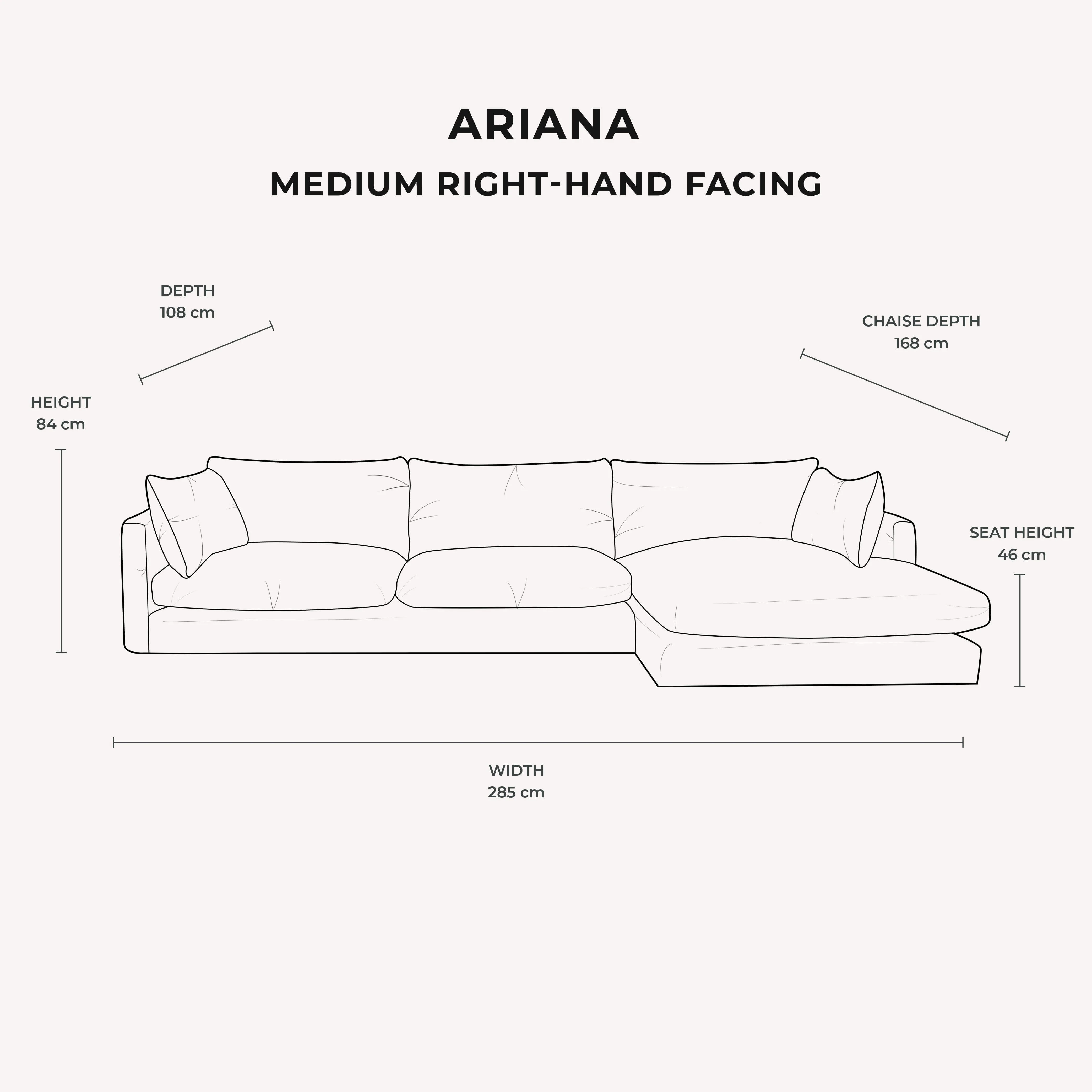 Ariana Mink Velvet Sofa Range - Image 6