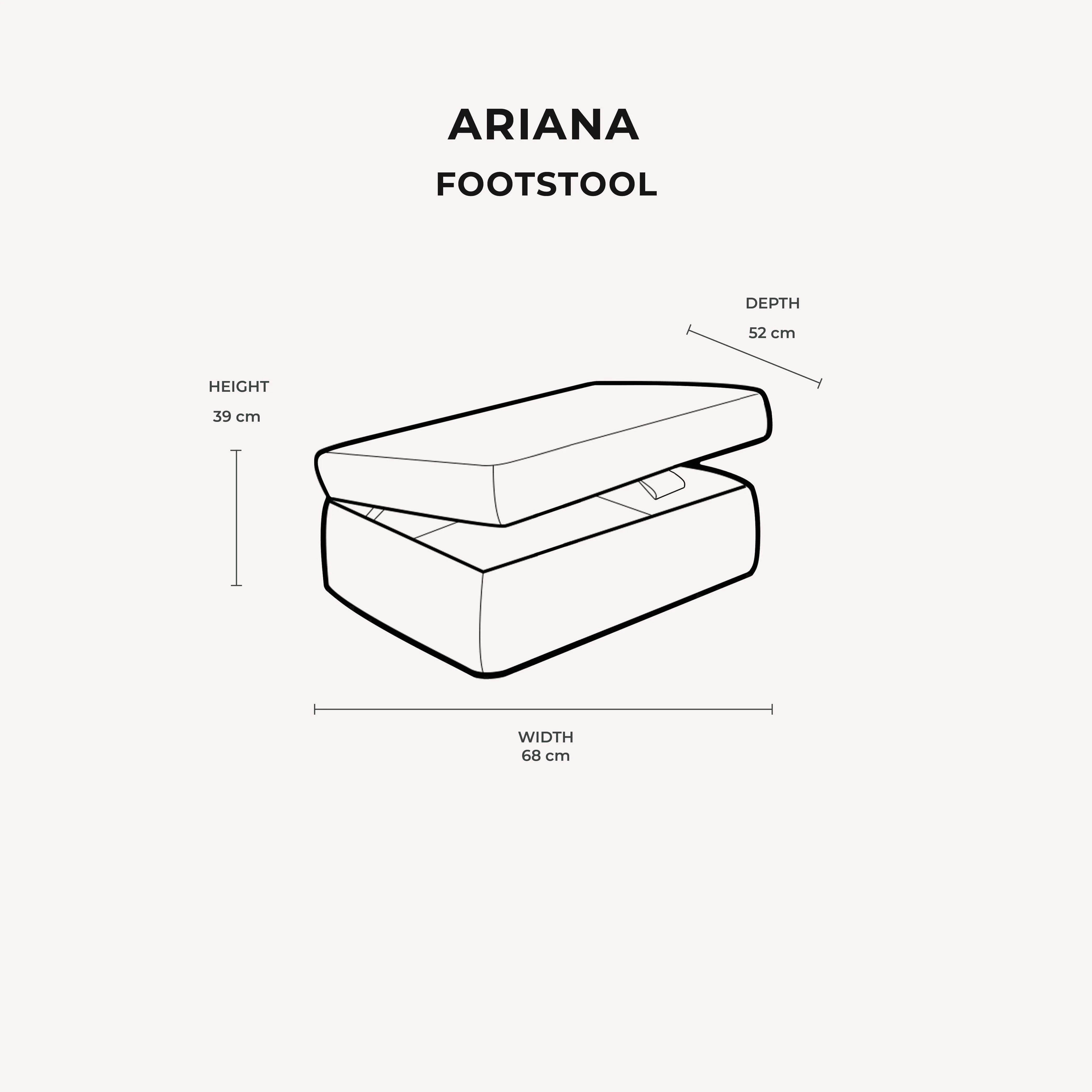Ariana Mink Velvet Sofa Range - Image 7