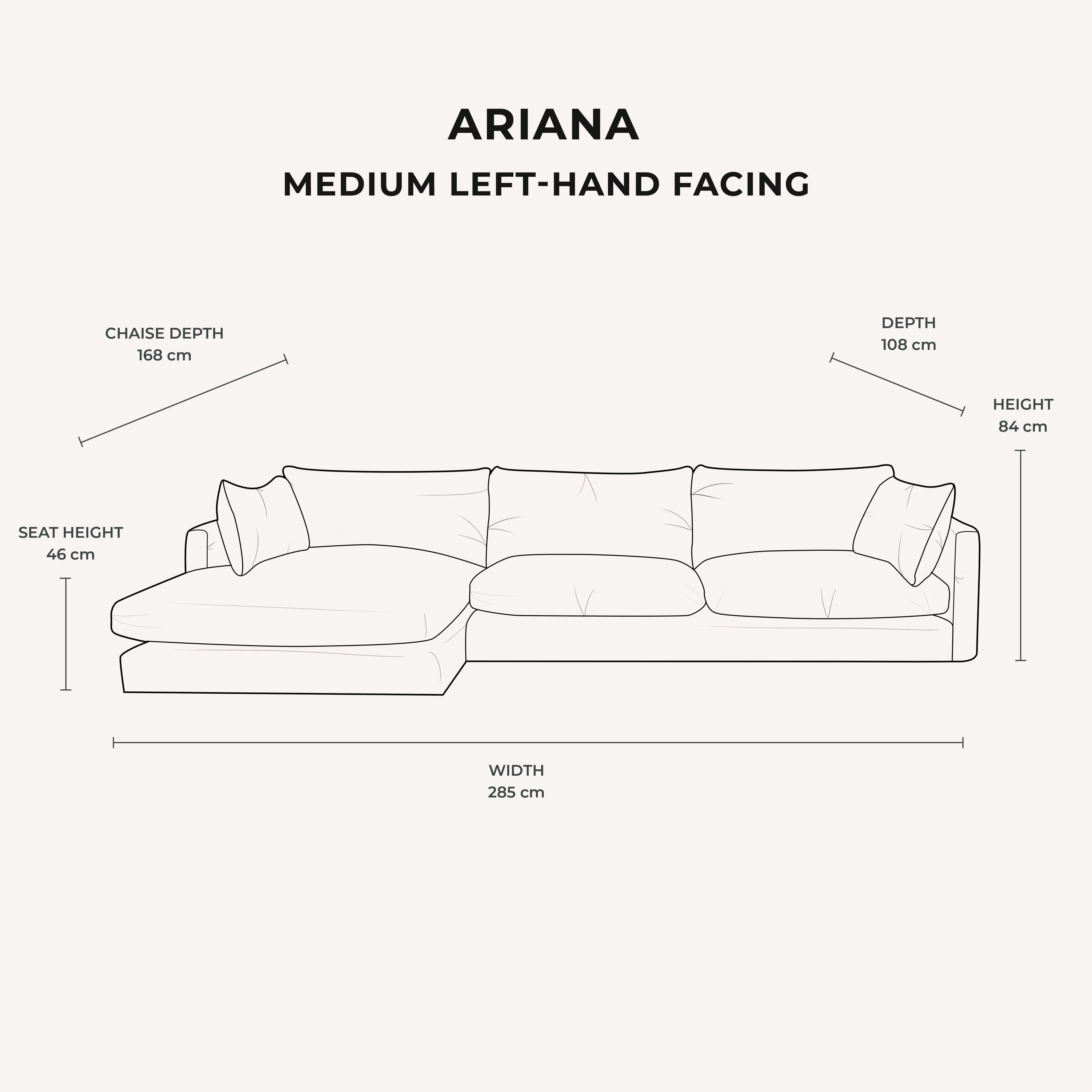 Ariana Mink Velvet Sofa Range - Image 8