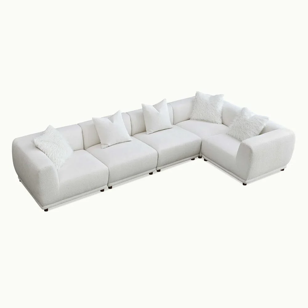 Arlo Polar Boucle Modular Sofa Range - Image 15