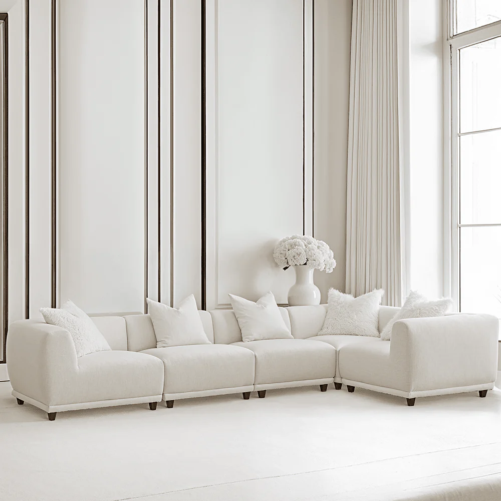 Arlo Polar Boucle Modular Sofa Range - Image 3