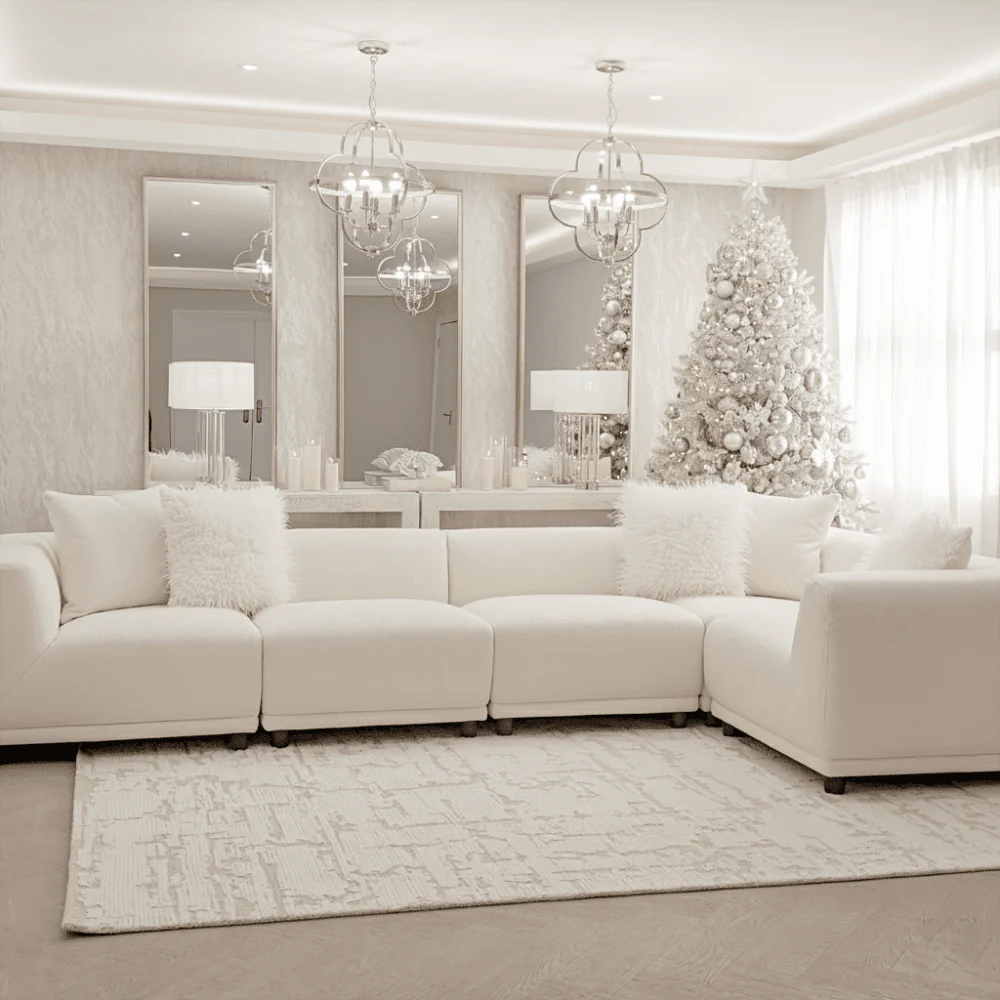 Arlo Polar Boucle Modular Sofa Range - Image 4