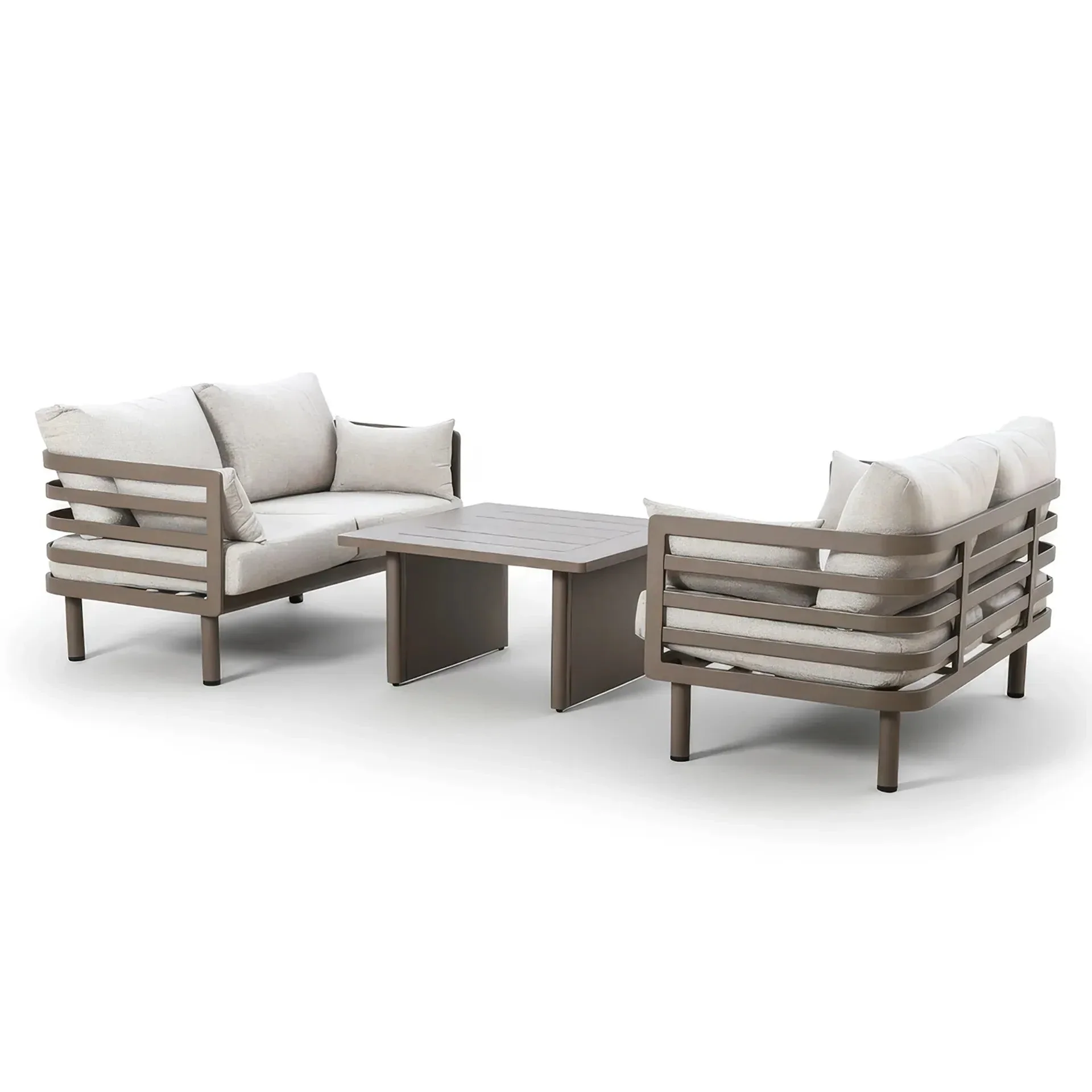 Ashford Aluminium Outdoor Lounge Set- Seats 4 - Image 2