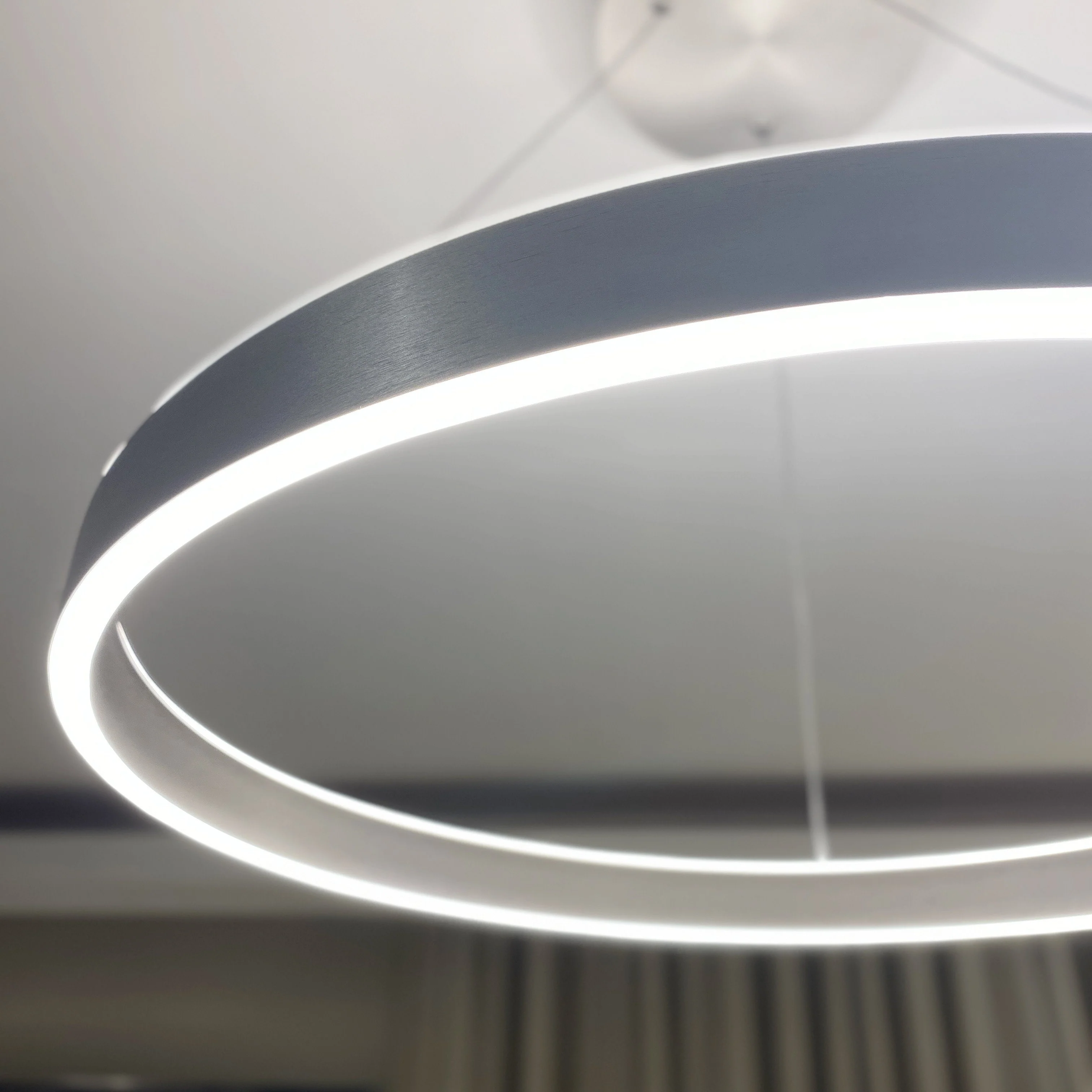 Aureola Matt Nickel Halo Ceiling Light - Image 2