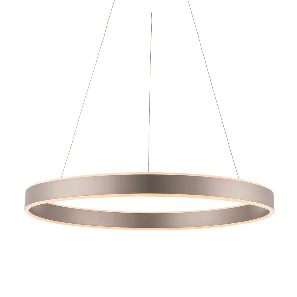 Aureola Matt Nickel Halo Ceiling Light - Image 3