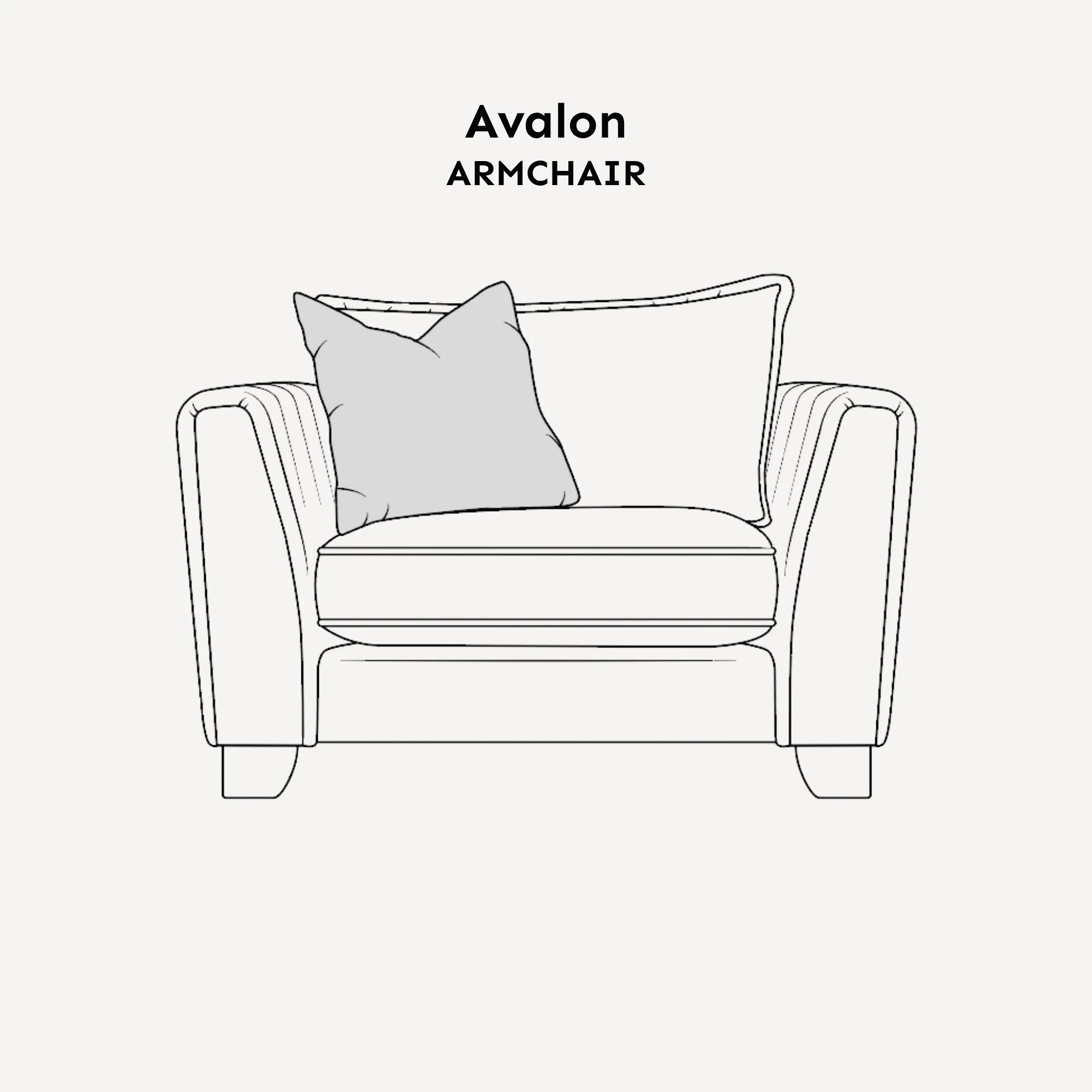 Avalon Stone Textured Velvet Sofa Range - Image 12