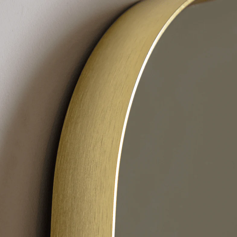 Bailey Gold Curved Leaner Mirror - Image 2