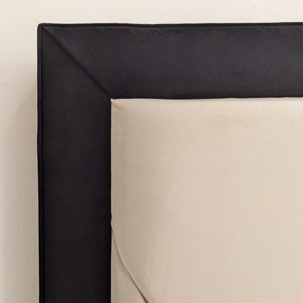 Barcelona Cream & Black Sunburst Ottoman Storage Bed - Image 8