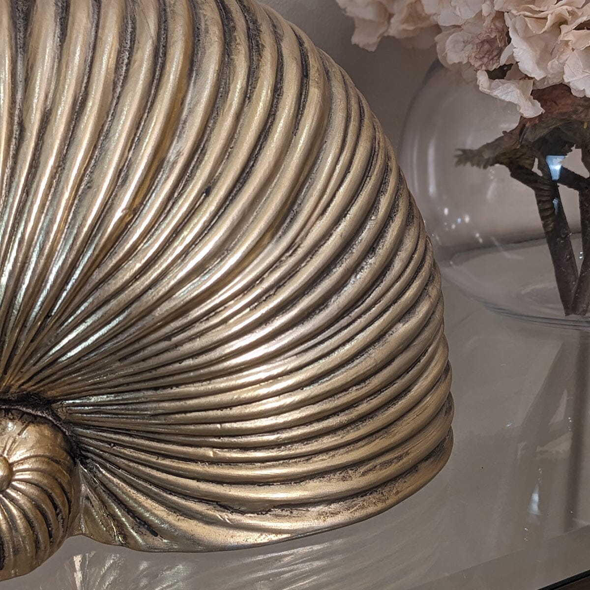 Bianco Gold Shell Decorative Ornament - Image 2