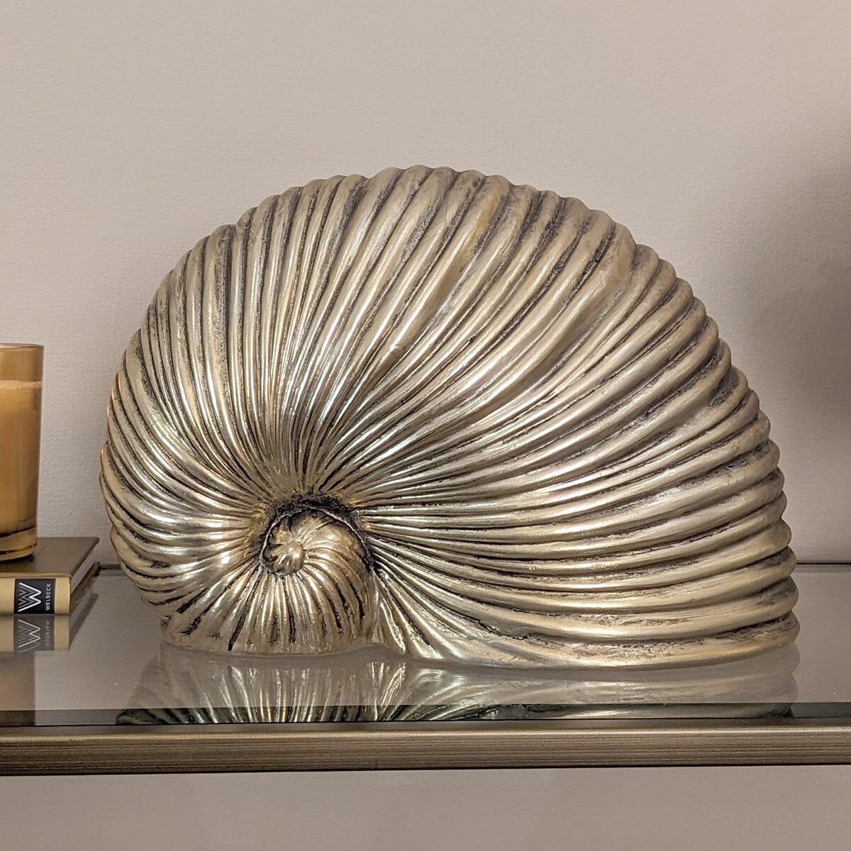 Bianco Gold Shell Decorative Ornament - Image 3