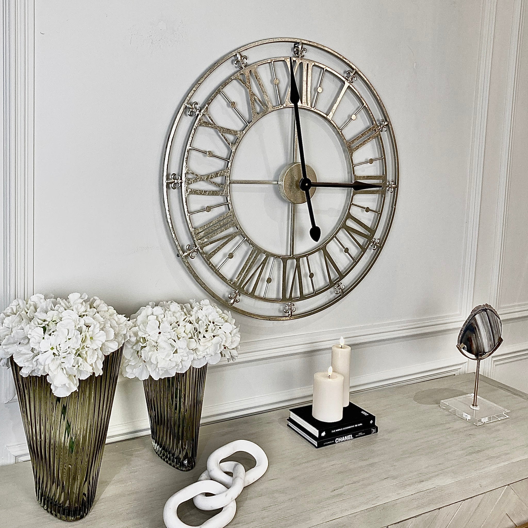 Bosie Champagne Large Wall Clock - Image 4
