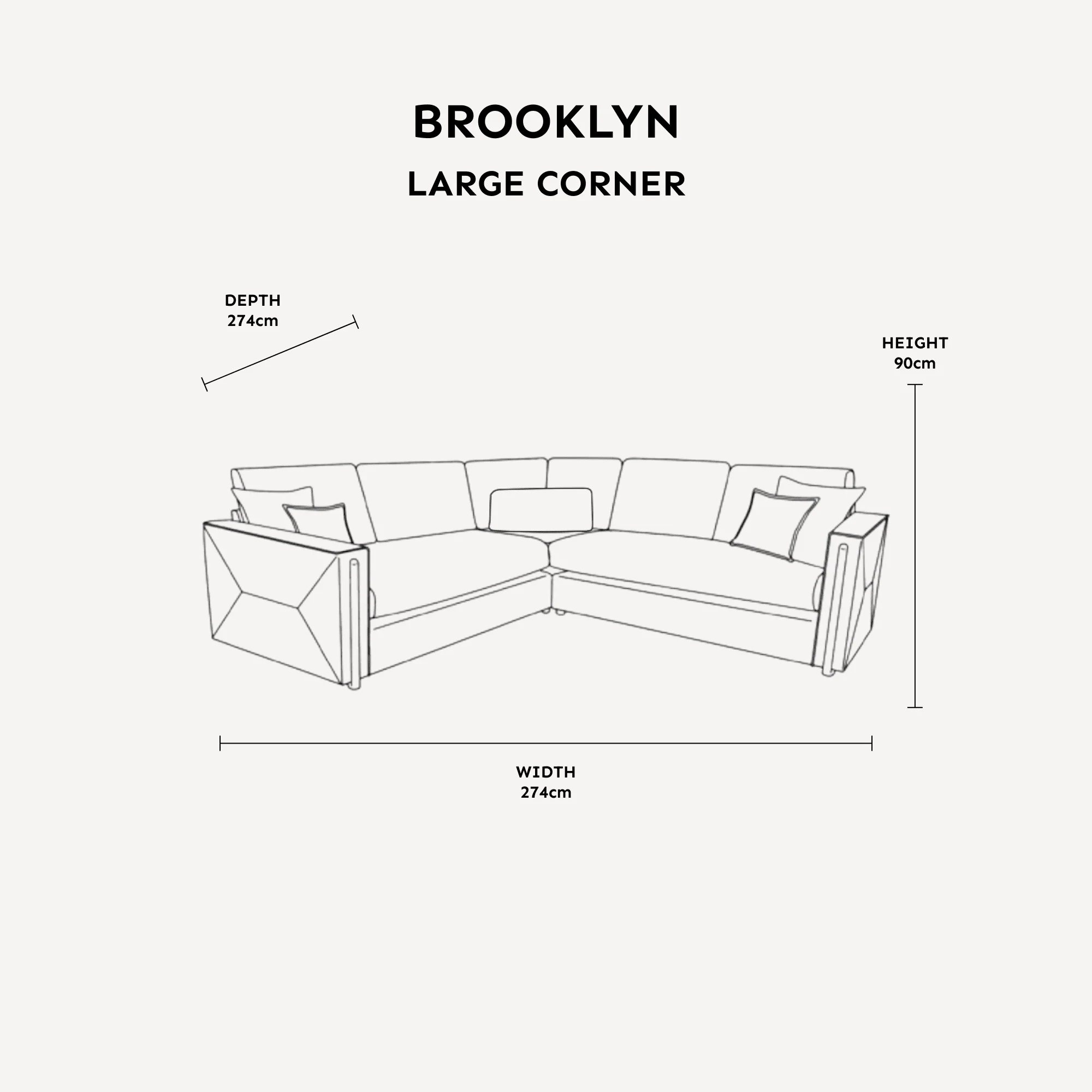 Brooklyn Stone Velvet Sofa Range with Walnut Leg Detail - Image 6