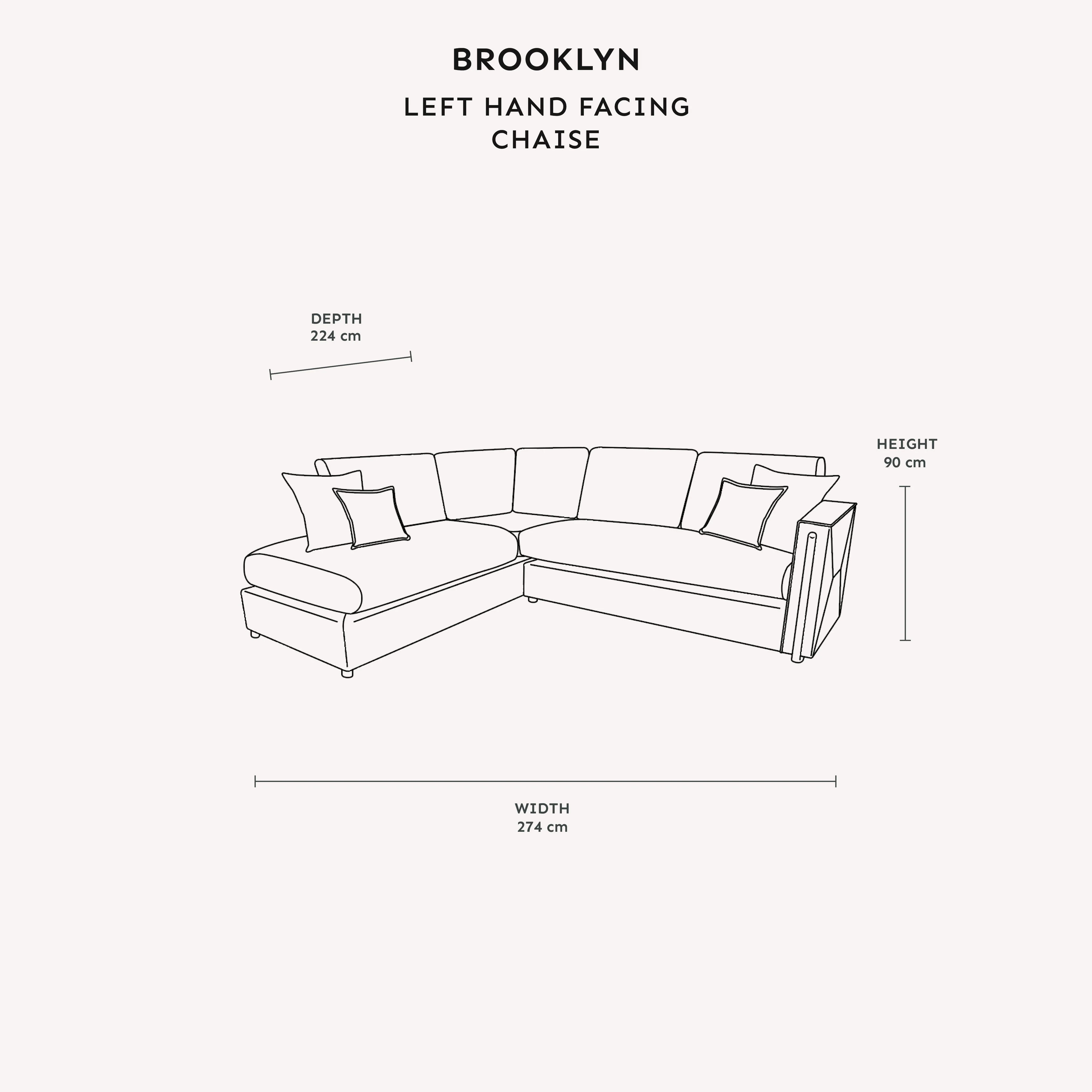 Brooklyn Stone Velvet Sofa Range with Walnut Leg Detail - Image 7