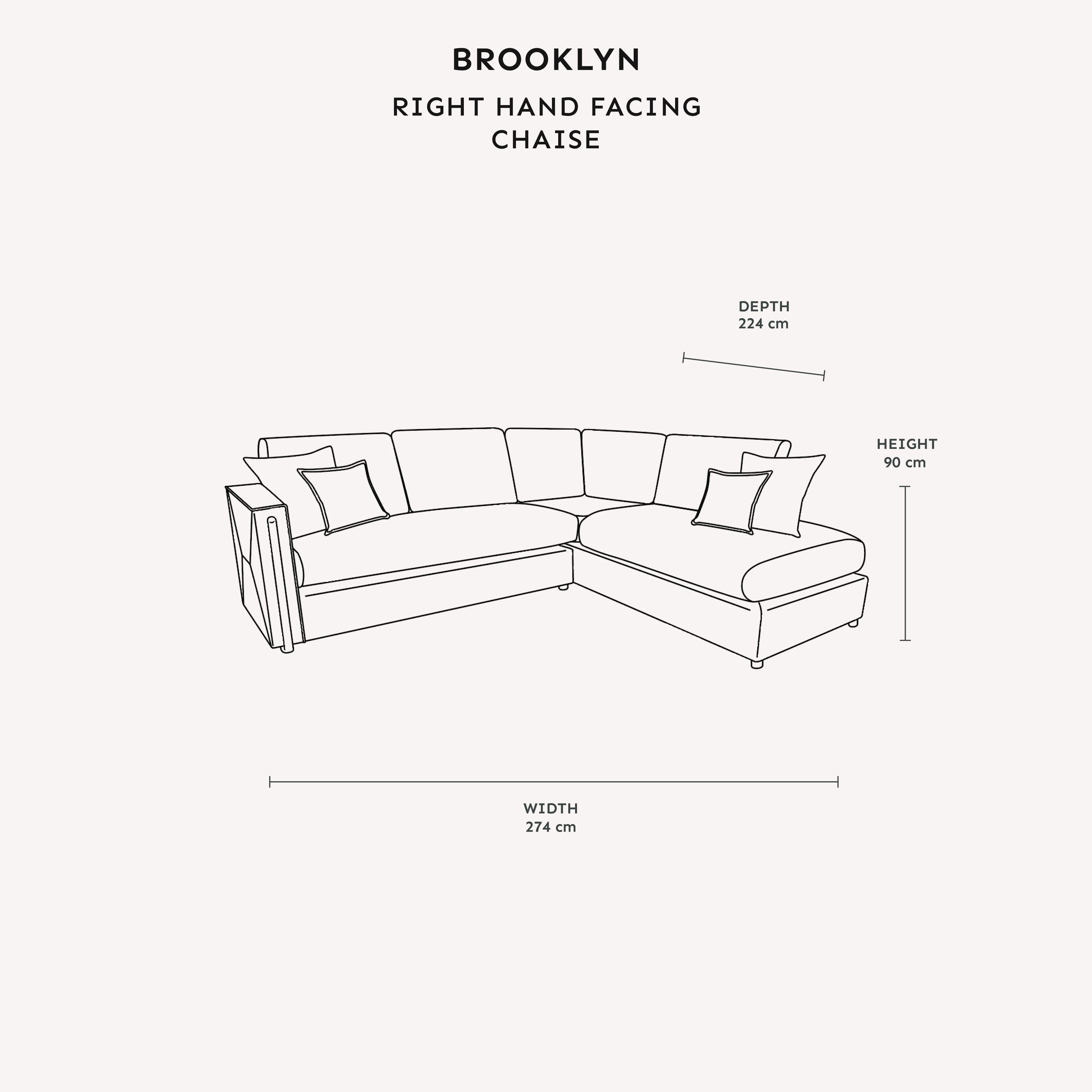 Brooklyn Stone Velvet Sofa Range with Walnut Leg Detail - Image 8