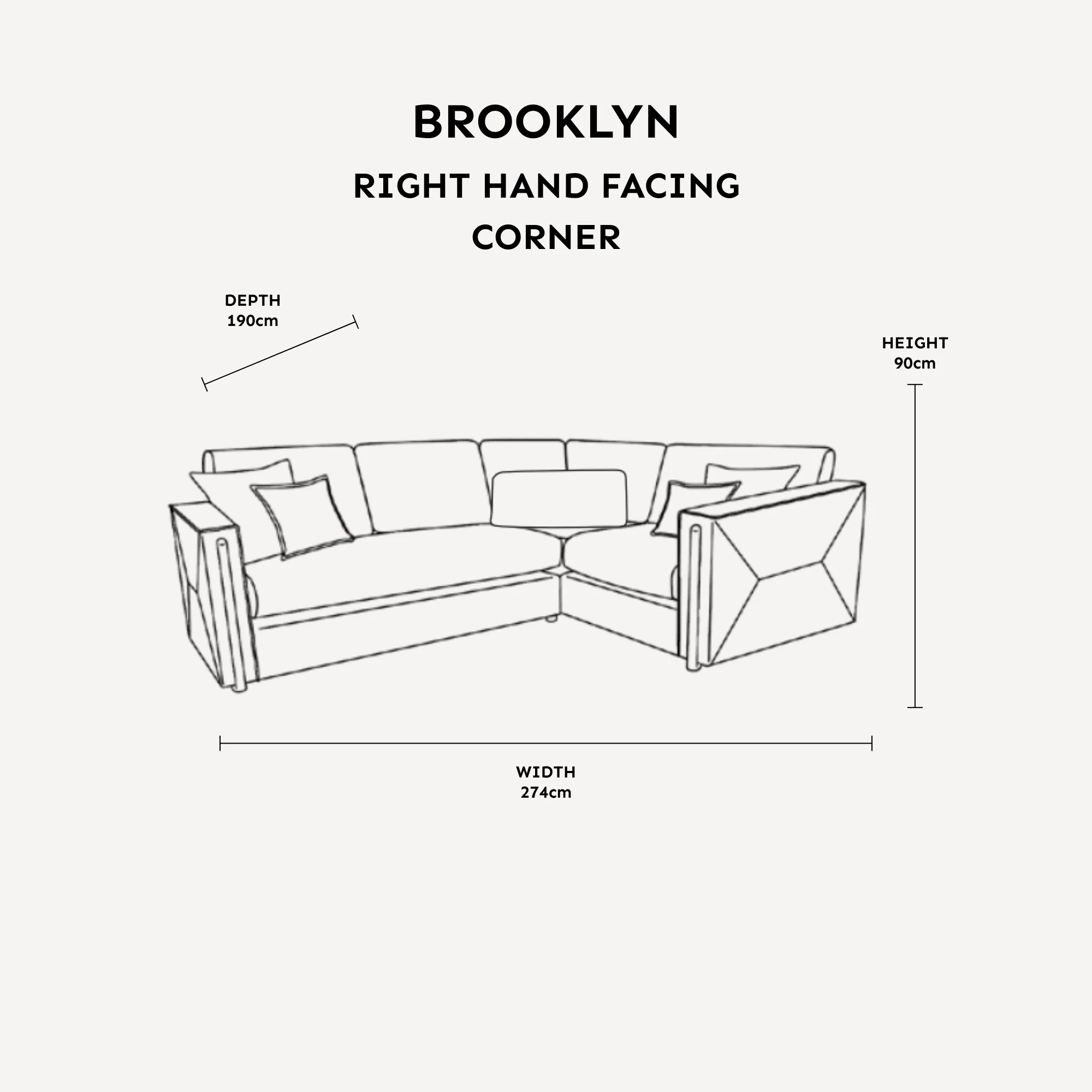 Brooklyn Stone Velvet Sofa Range with Walnut Leg Detail - Image 9