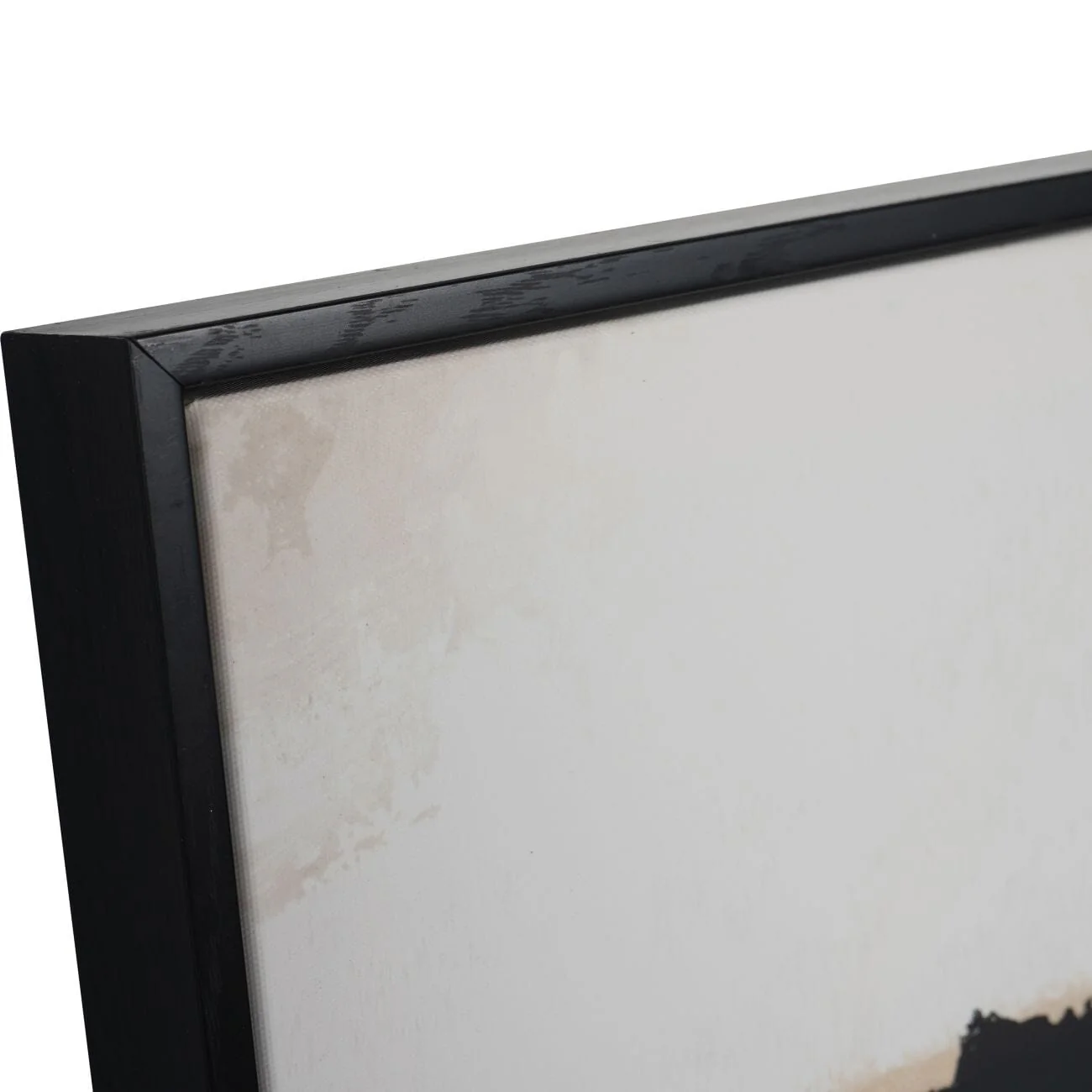 Brushstroke Monochrome Framed Canvas Wall Art - Set of 2 - Image 4
