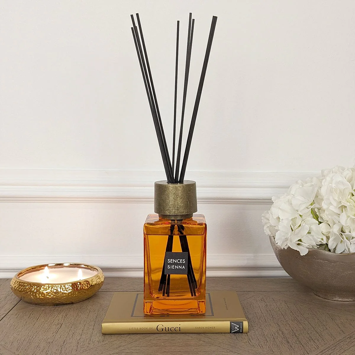 Burnt Orange & Gold Large Reed Diffuser - 500ml - Image 2