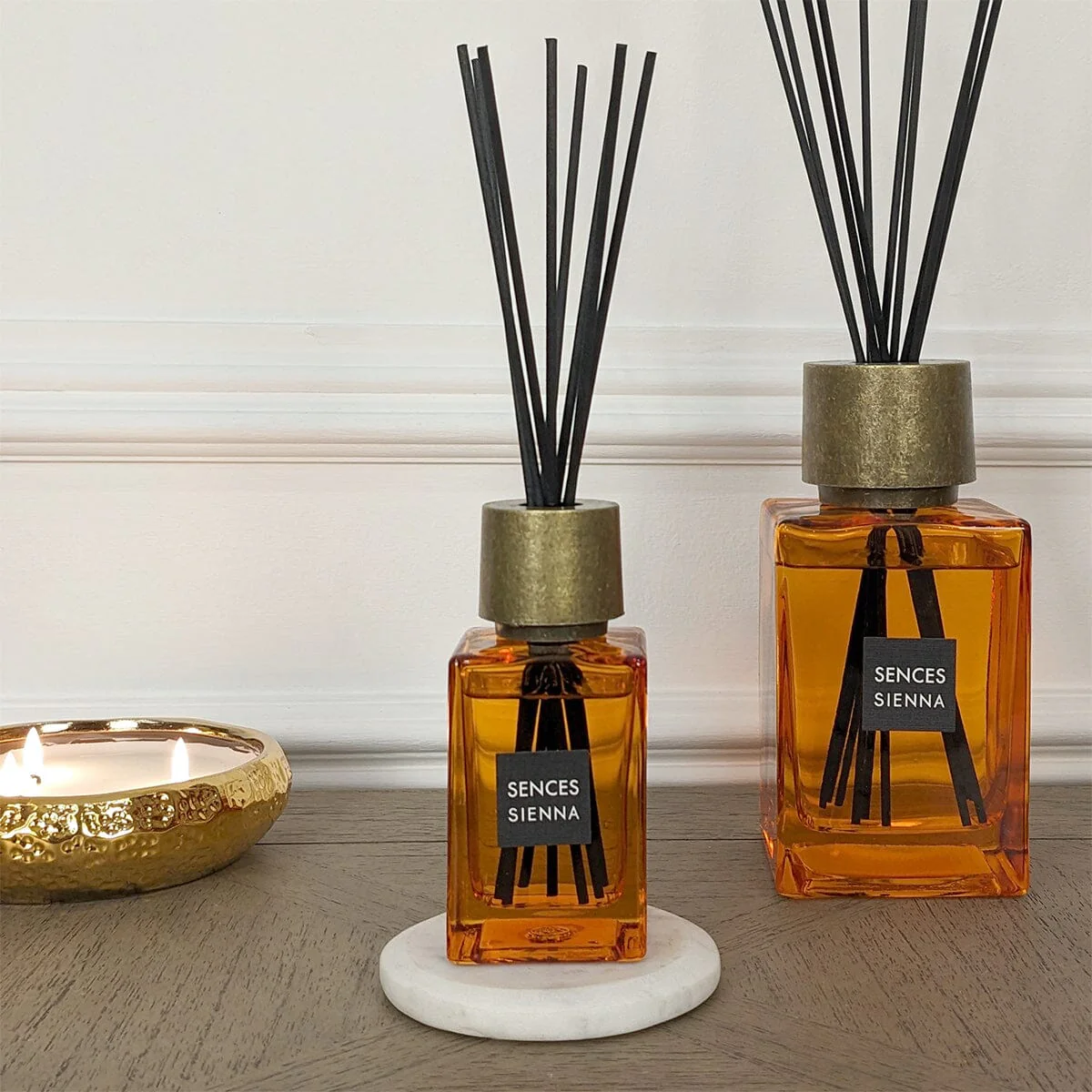 Burnt Orange & Gold Petite Reed Diffuser - 120ml - Image 2