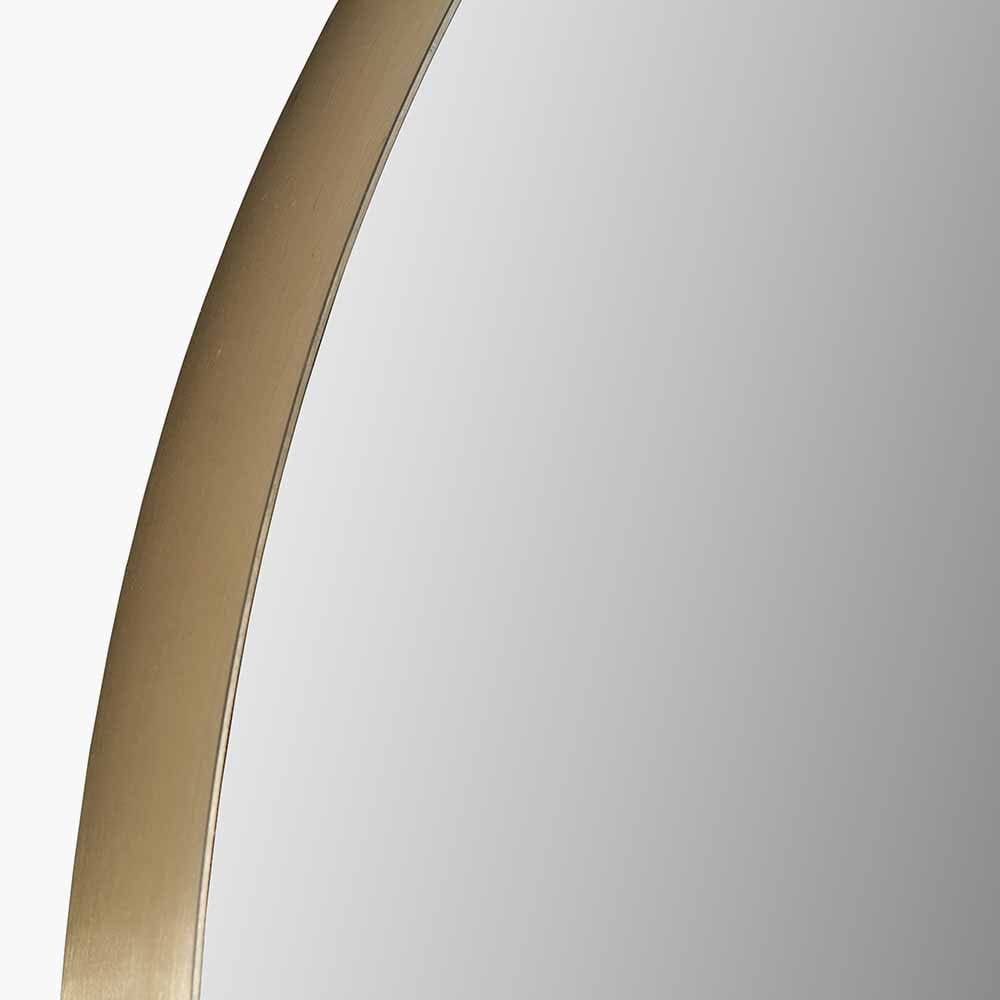Cairns Brushed Gold Arched Floor Mirror - Image 2