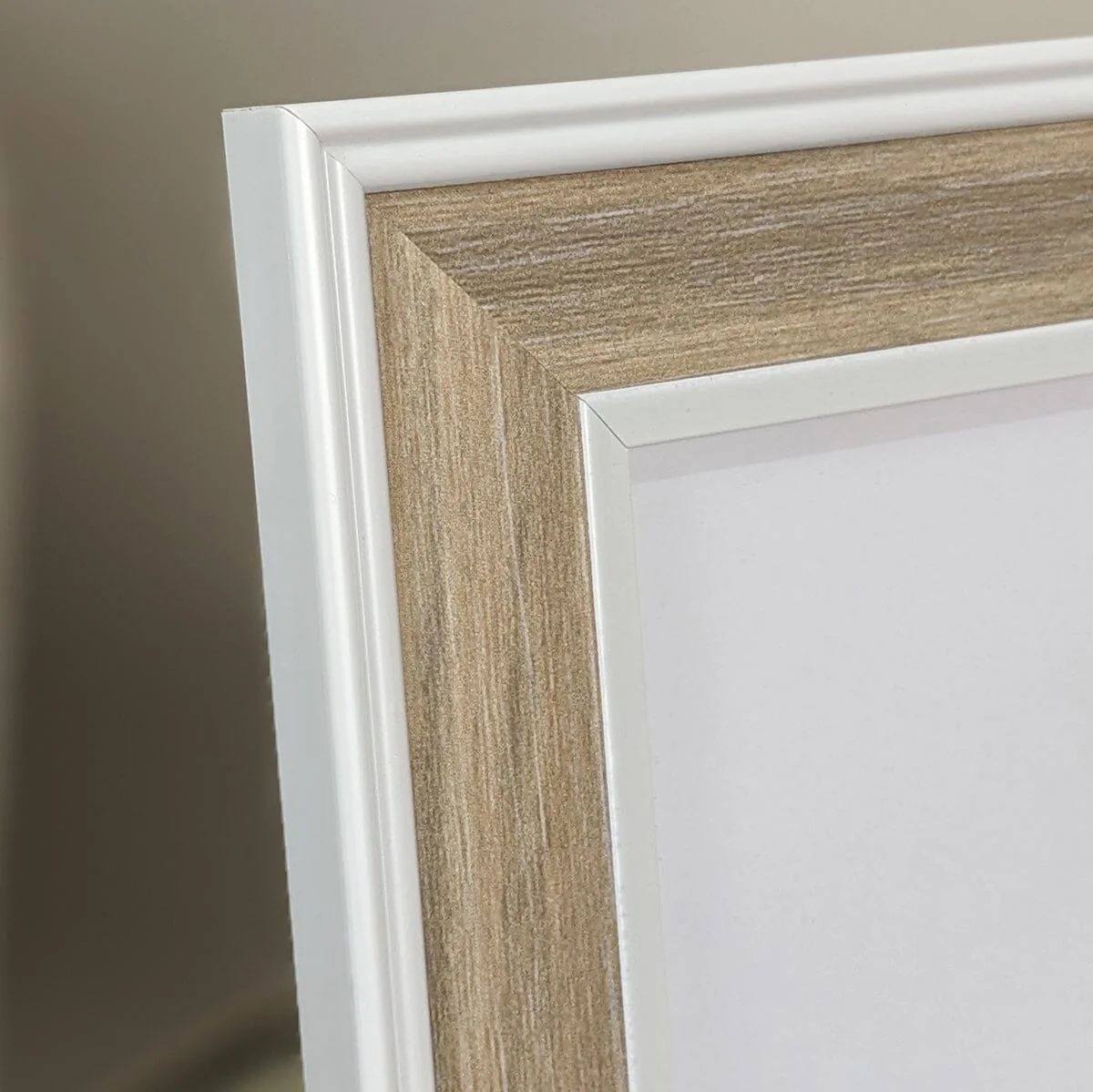 Calista Natural Wooden & White Photo Frame - 5x7" - Image 3