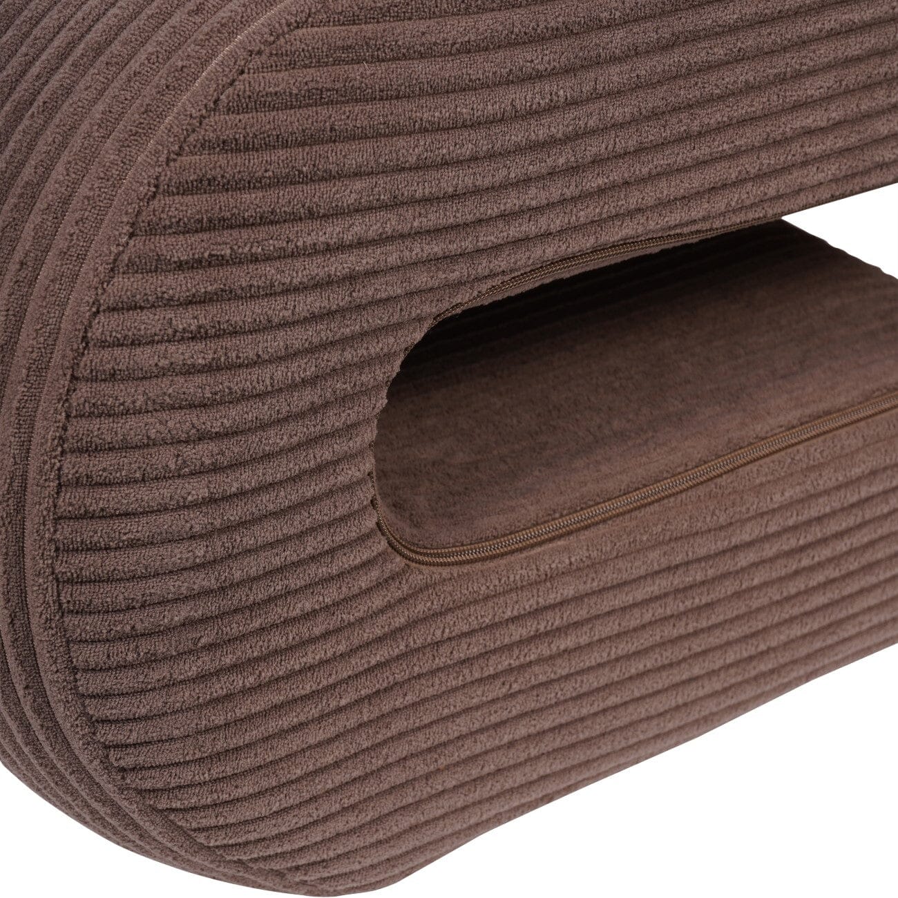 Calliope Brown Corduroy Statement Accent Chair - Image 6