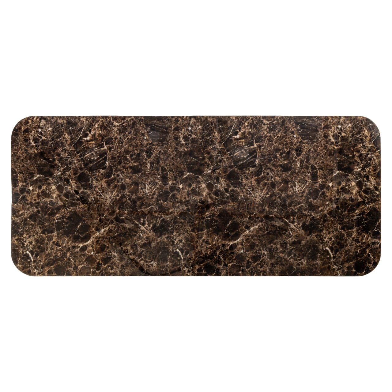 Calvin Dark Chocolate Dining Table with Ceramic Marble Top - Image 4