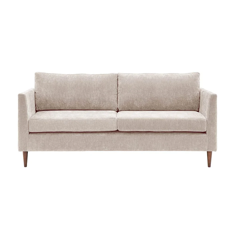 Camley Cream Textured 3 Seater Sofa - Image 3