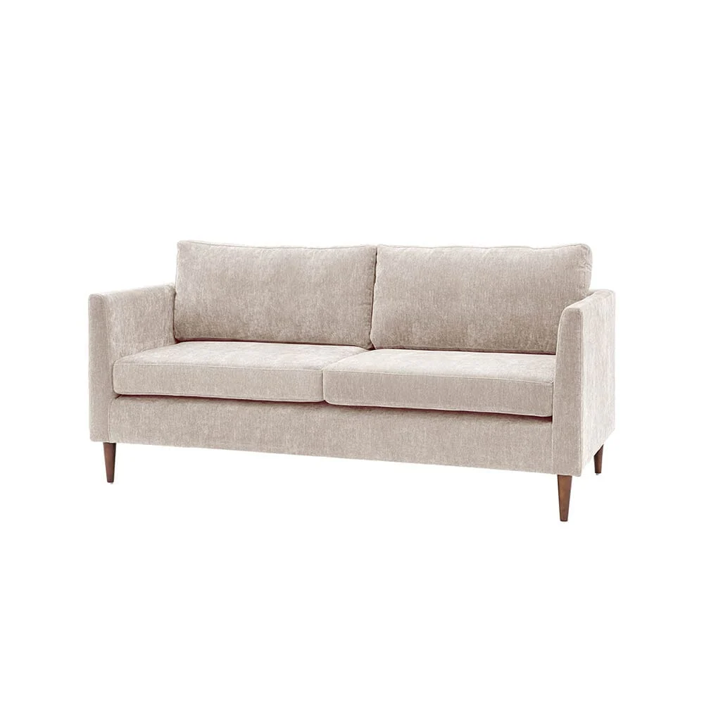 Camley Cream Textured 3 Seater Sofa - Image 4